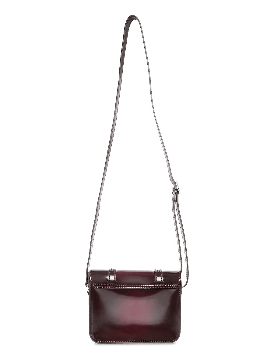 Dr. Martens - 7" Vegan Satchel Cherry Red Cambridge Brush - alltags-style - cherry red - 1