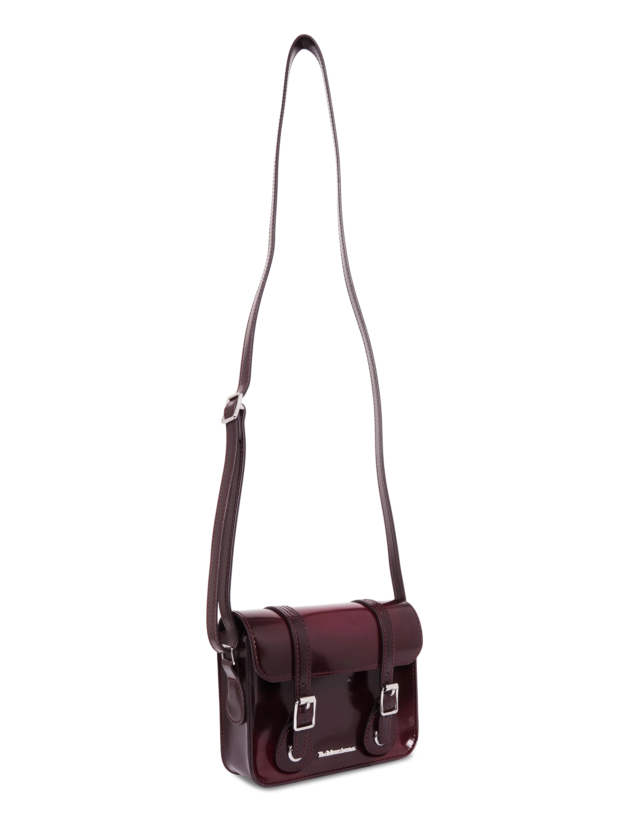 Dr. Martens - 7" Vegan Satchel Cherry Red Cambridge Brush - alltags-style - cherry red - 2