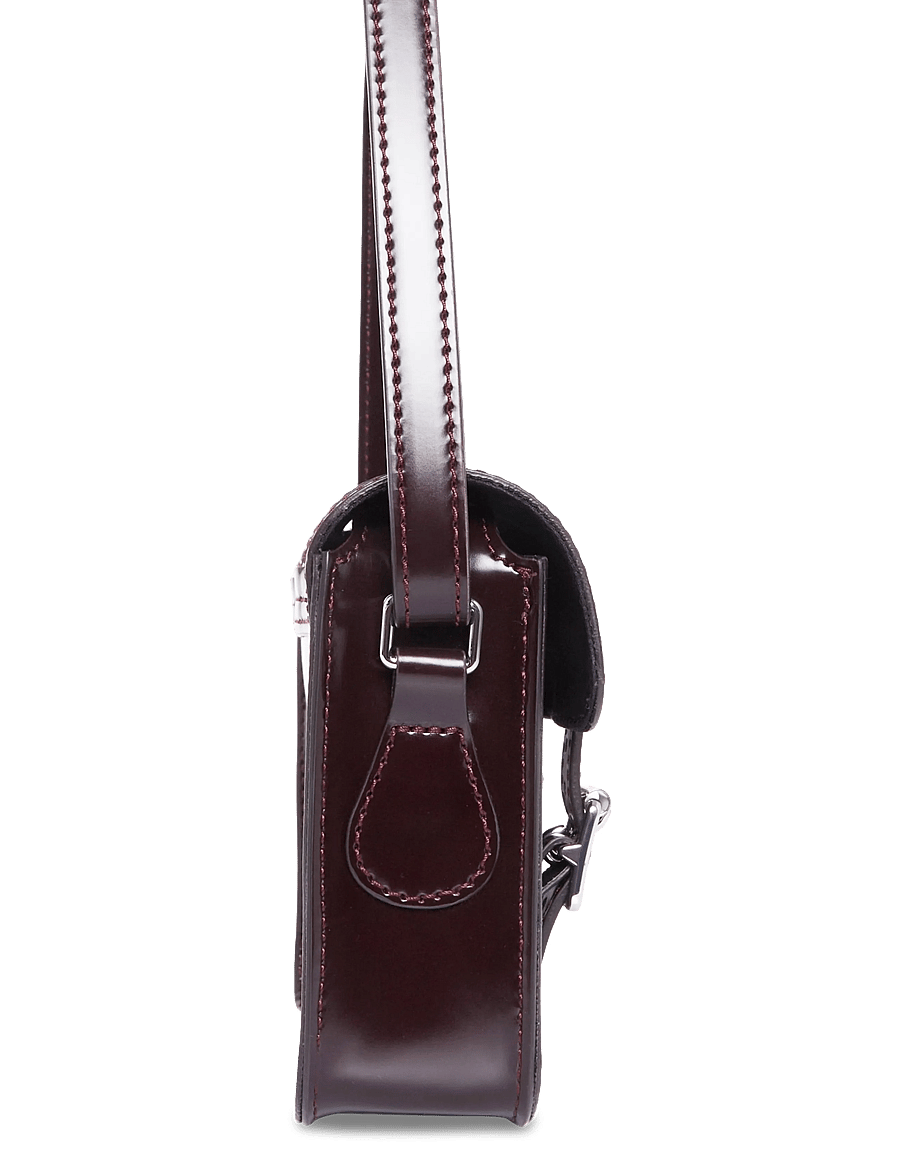 Dr. Martens - 7" Vegan Satchel Cherry Red Cambridge Brush - alltags-style - cherry red - 3