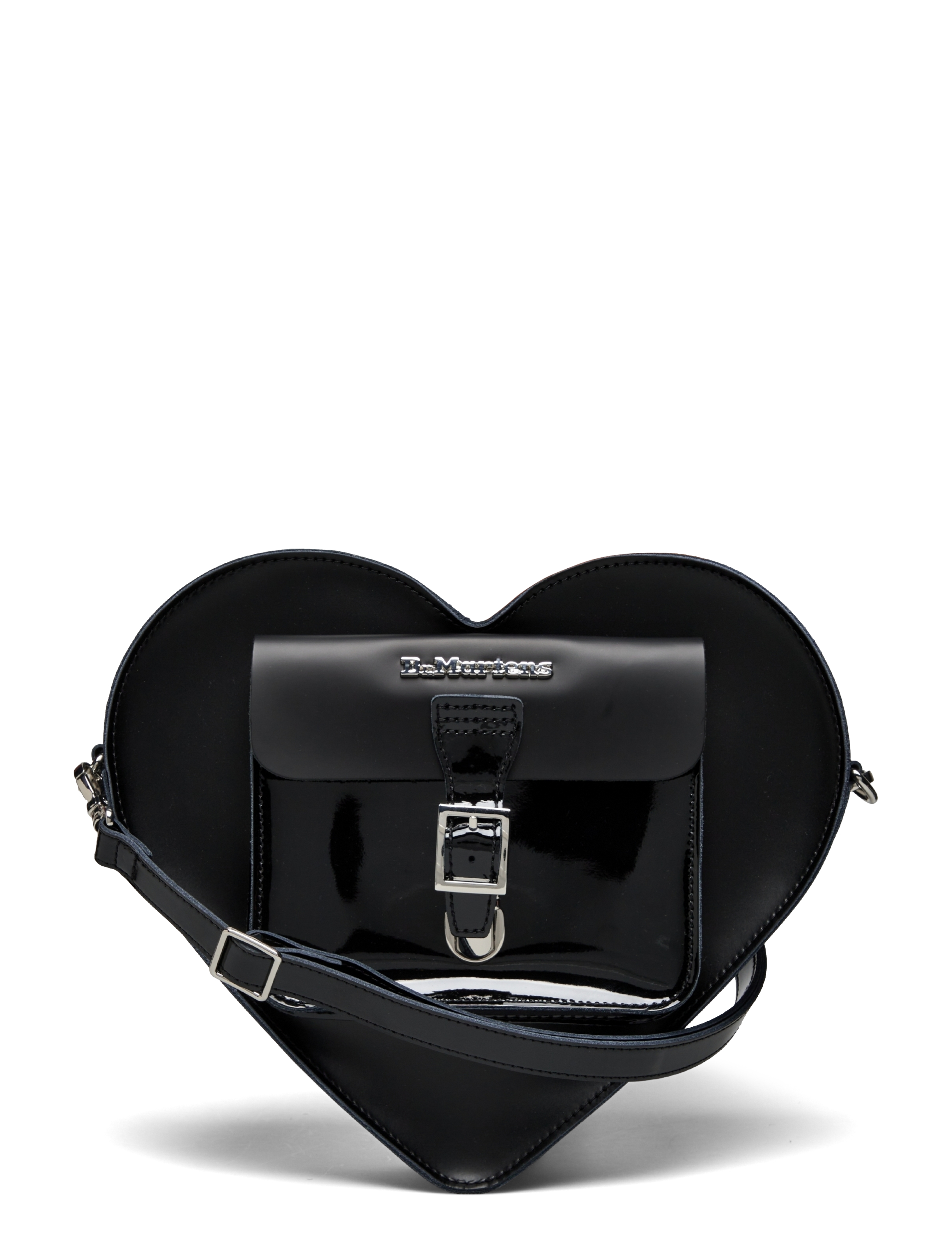 Dr. Martens Heart Backpack Black+Black+Black Kiev+Patent Lamper+Smooth - Rygsække - BLACK+BLACK+BLACK / black
