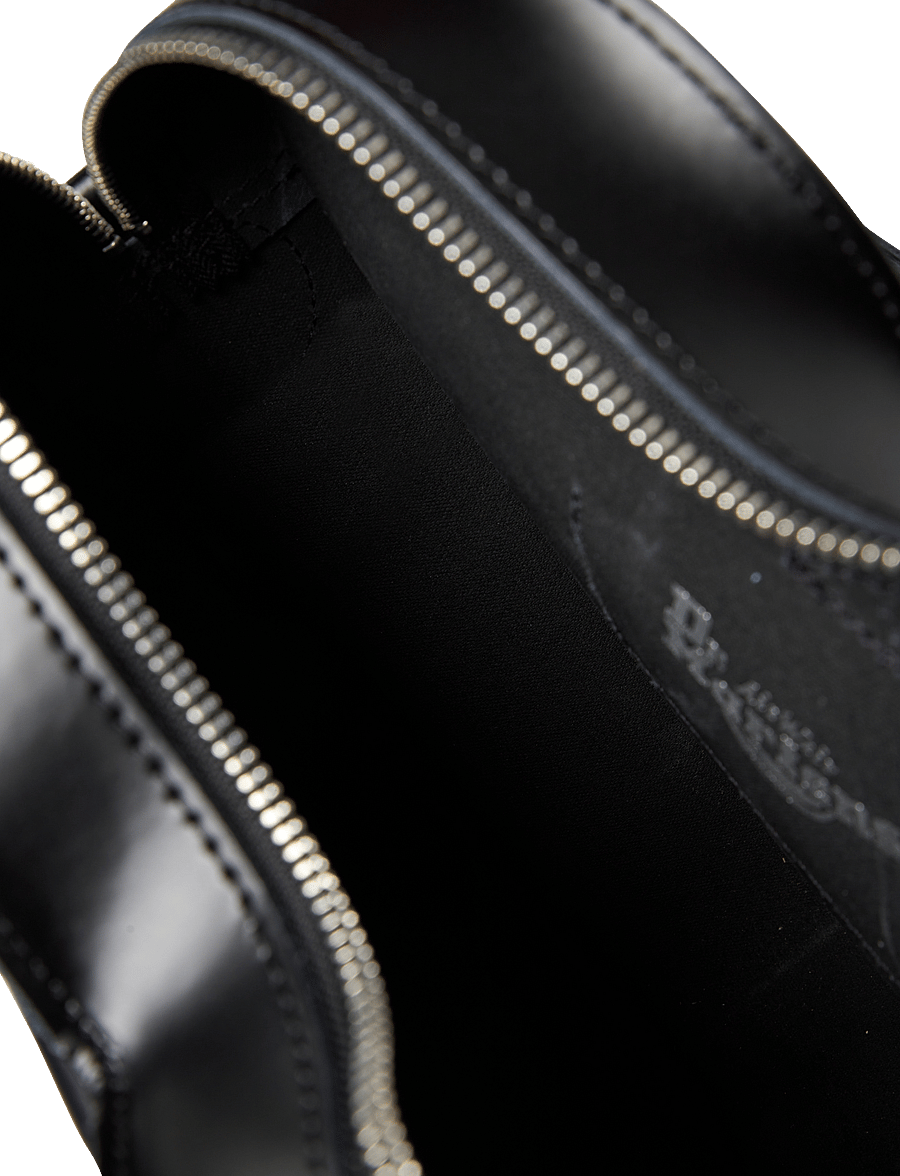 Dr. Martens - Heart Backpack Black+Black+Black Kiev+Patent Lamper+Smooth - rygsække - black+black+black - 3
