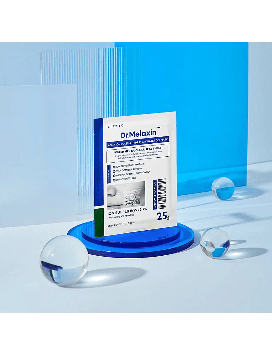 Dr. Melaxin - Aqua Ion Plasma Water Gel Mask (5 pcs.) - clear - 2