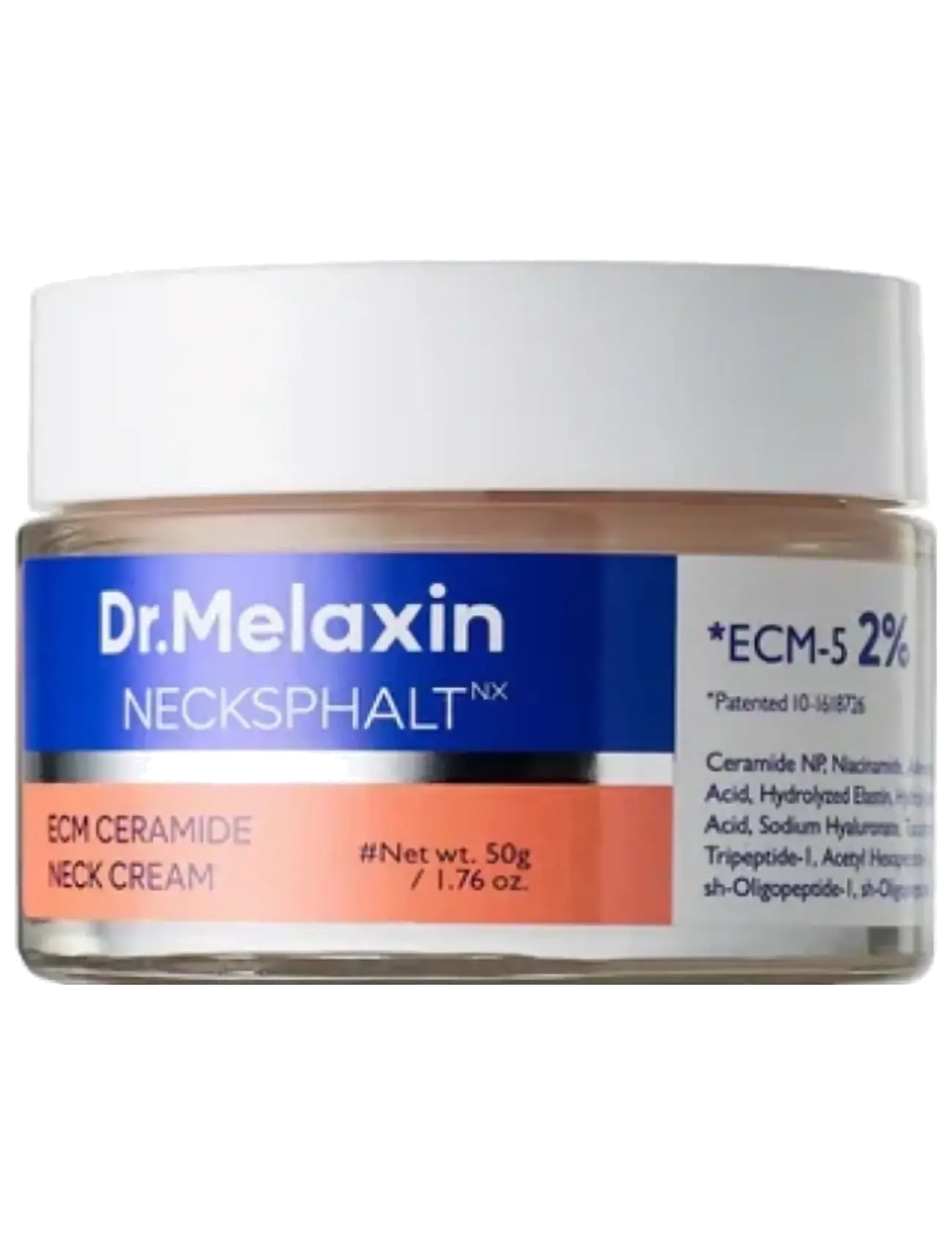 Dr. Melaxin Necksphalt ECM Ceramide Neck Cream (50 ml.) - Hudpleje - CLEAR / undefined