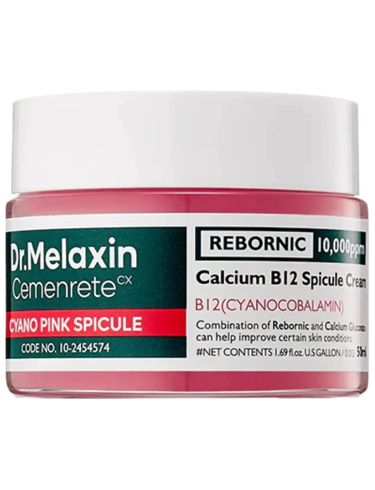 Dr. Melaxin Cemenrete Cyano Pink Spicule Cream (50 ml.) - Koreansk hudvård - CLEAR / undefined