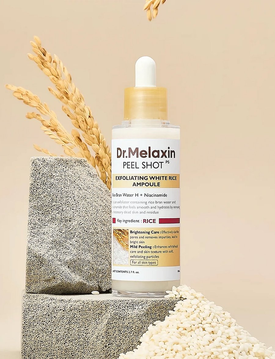 Dr. Melaxin - Dr. Melaxin - Peel Shot Exfoliating White Rice Ampoule - näo koorimine - clear - 0