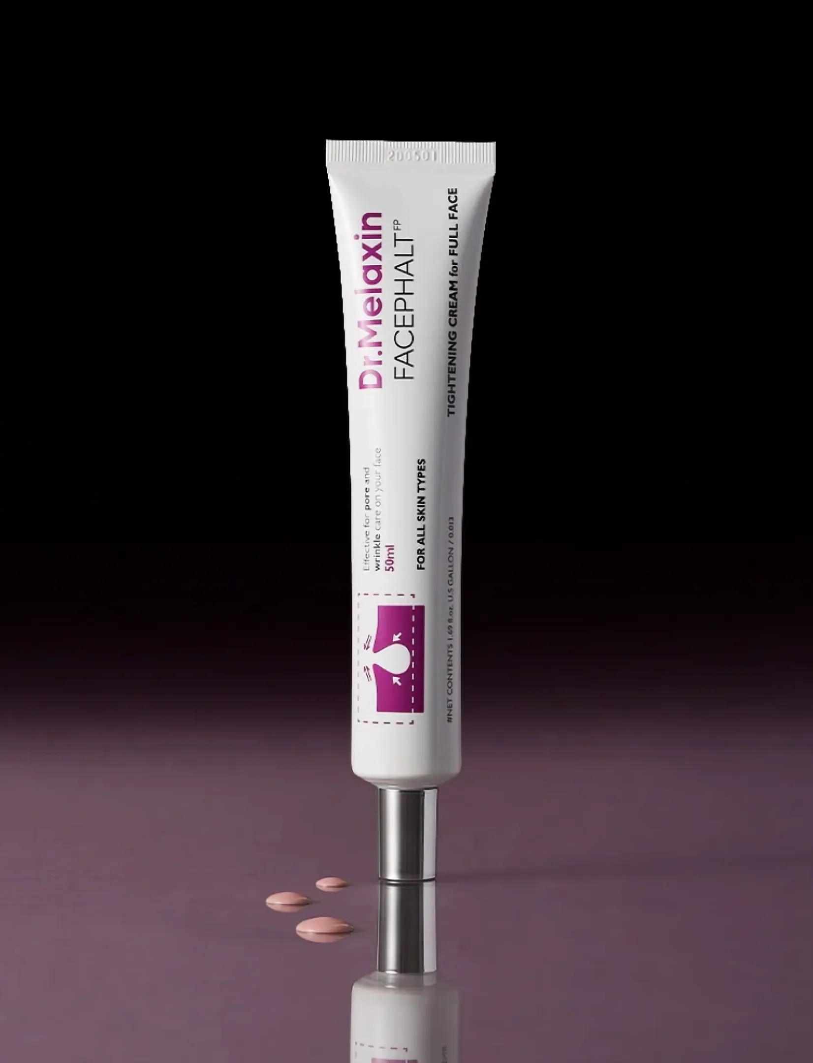 Dr. Melaxin Facephalt Tightening Cream (50 ml), 50 ml, Nude, Fugtighedscreme > Dagcreme, Dame