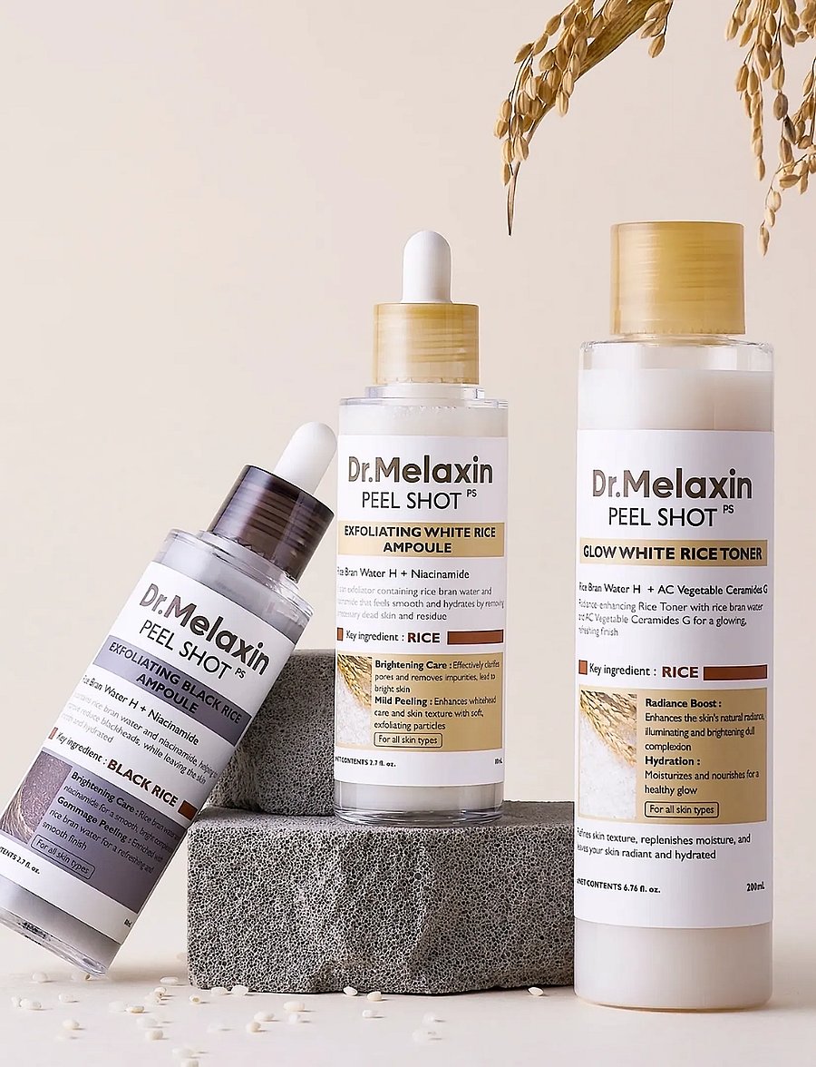 Dr. Melaxin - Peel Shot Glow white Rice Toner - koorivad toonikud - clear - 0