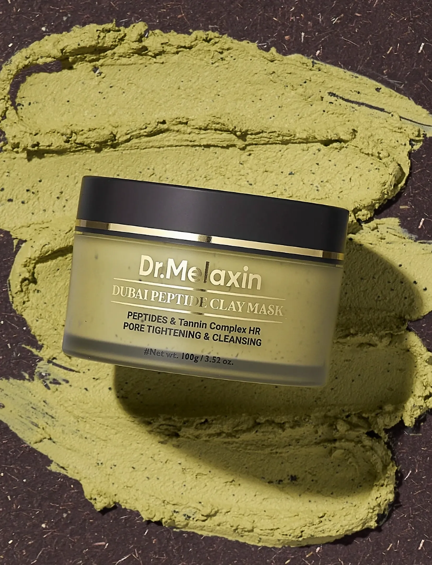 Dr. Melaxin Dubai Peptide Clay Mask (100G.), 100 G, Nude, Ansigtsmasker > Lermaske, Dame