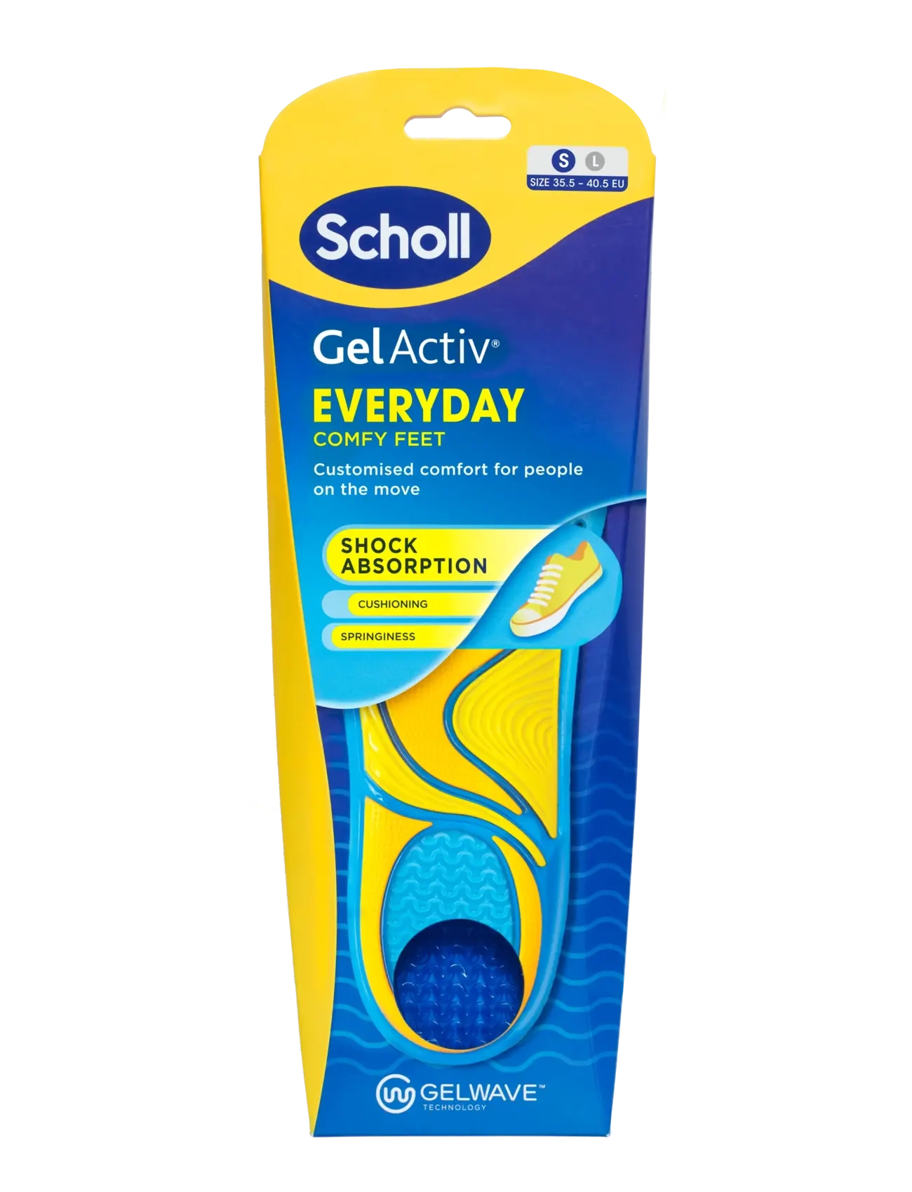 Dr. Scholl’s Scholl Gel Activ Insole Everyday (S) - Dr. Scholl’s - N/A / yellow