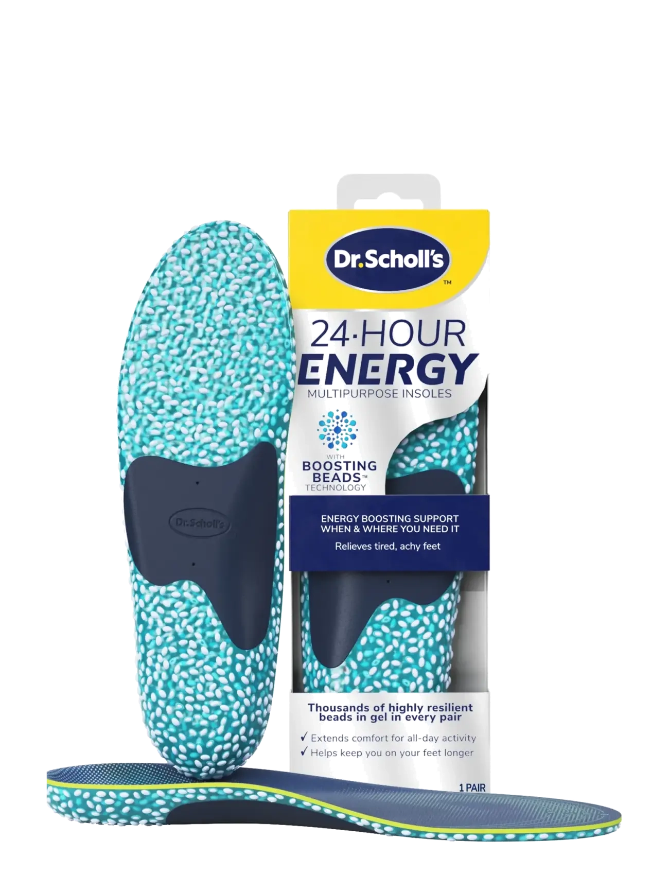 Dr. Scholl’s Scholl 24hr Energy Insoles (S) - Dr. Scholl’s - N/A / blue