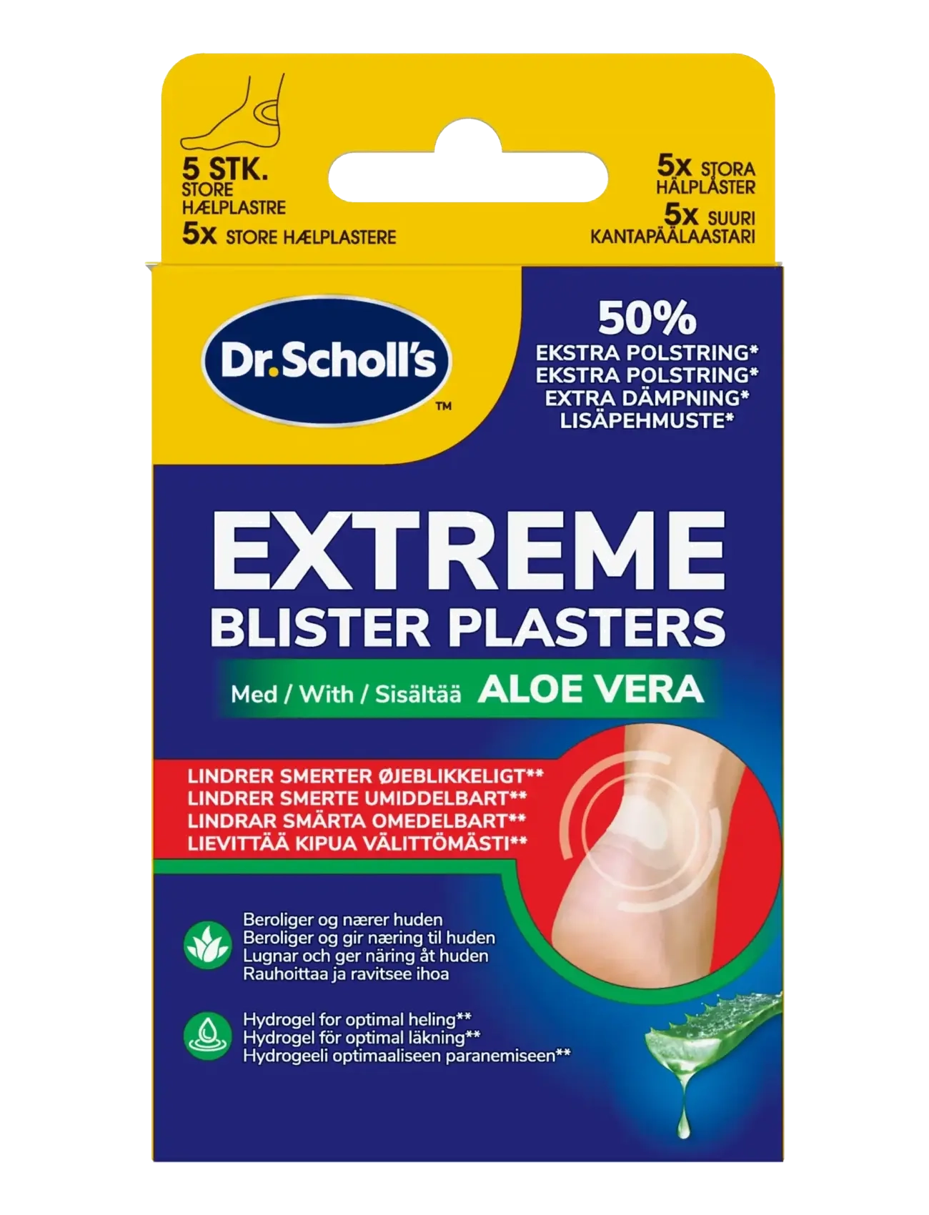 Dr. Scholl’s Dr. Scholls Ext Blister Plasters w Aloe Vera - Dr. Scholl’s - N/A / clear