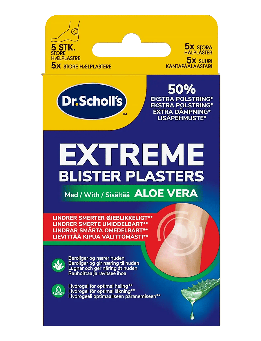 Dr. Scholl’s - Dr. Scholls Ext Blister Plasters w Aloe Vera - protseduurid ja vahendid - n/a - 0