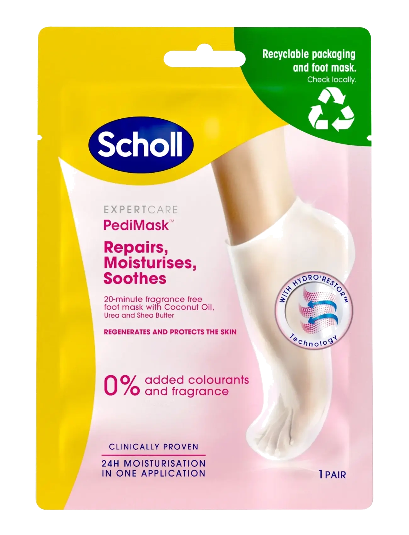 Dr. Scholl’s Scholl PediMask no perfume - Dr. Scholl’s - N/A / clear