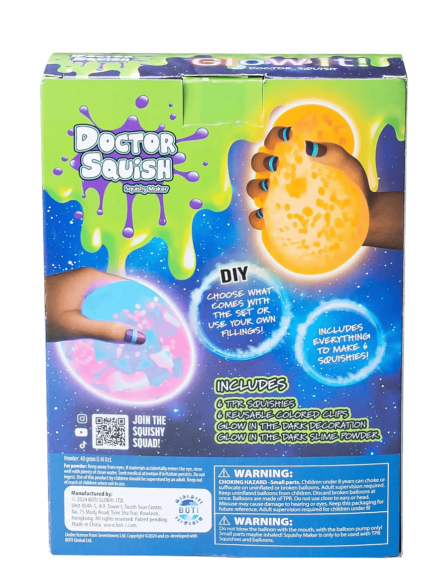 Dr. Squish - Squishy Pack Refill - Neon Edition - slajm - multi coloured - 3