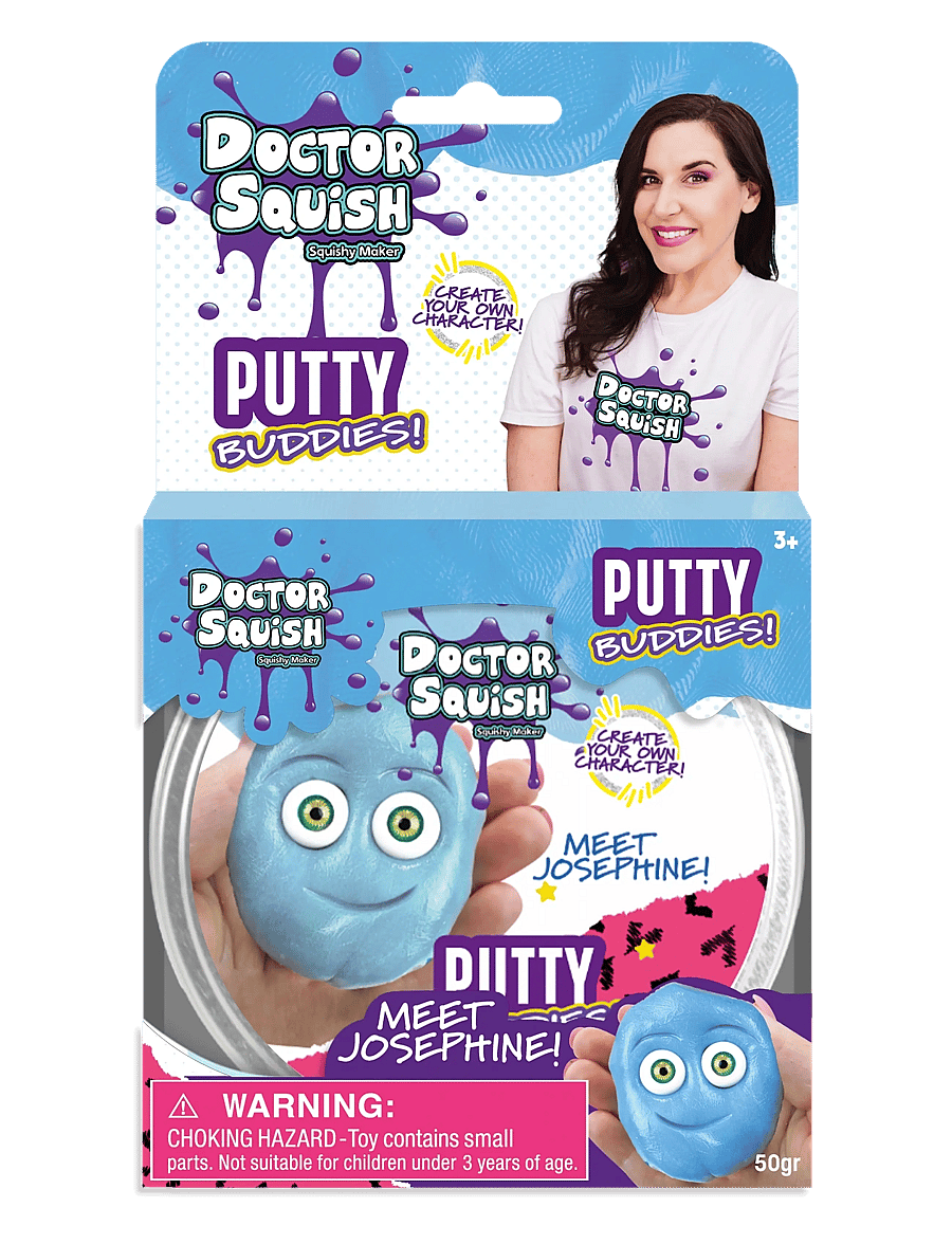 Dr. Squish - Josephine (Light Blue) - Putty Buddies 50g - blue - 0