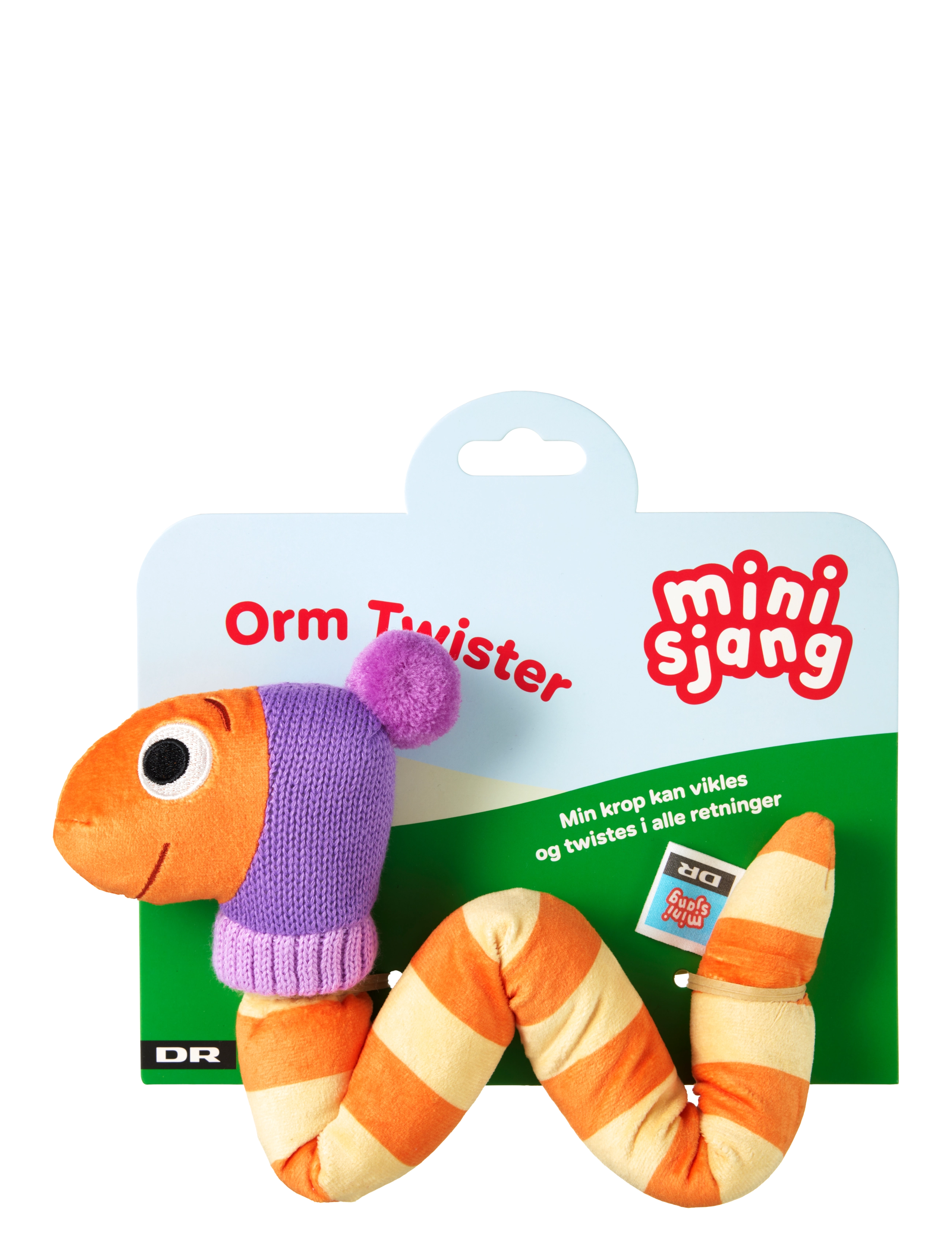 DR DR Orm Twister Plys, 45 Cm - Legetøj 3-5 år - MULTI / multi
