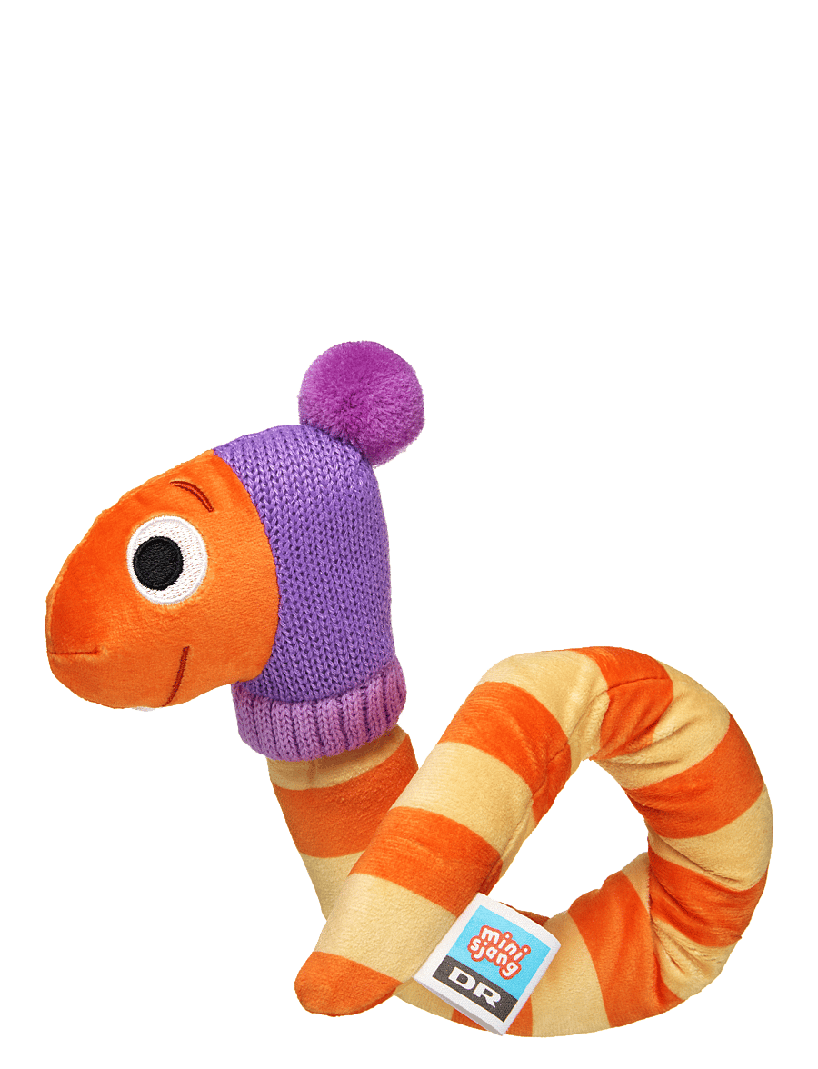 DR - DR Orm Twister Plys, 45 Cm - mjuka leksaker - multi - 1