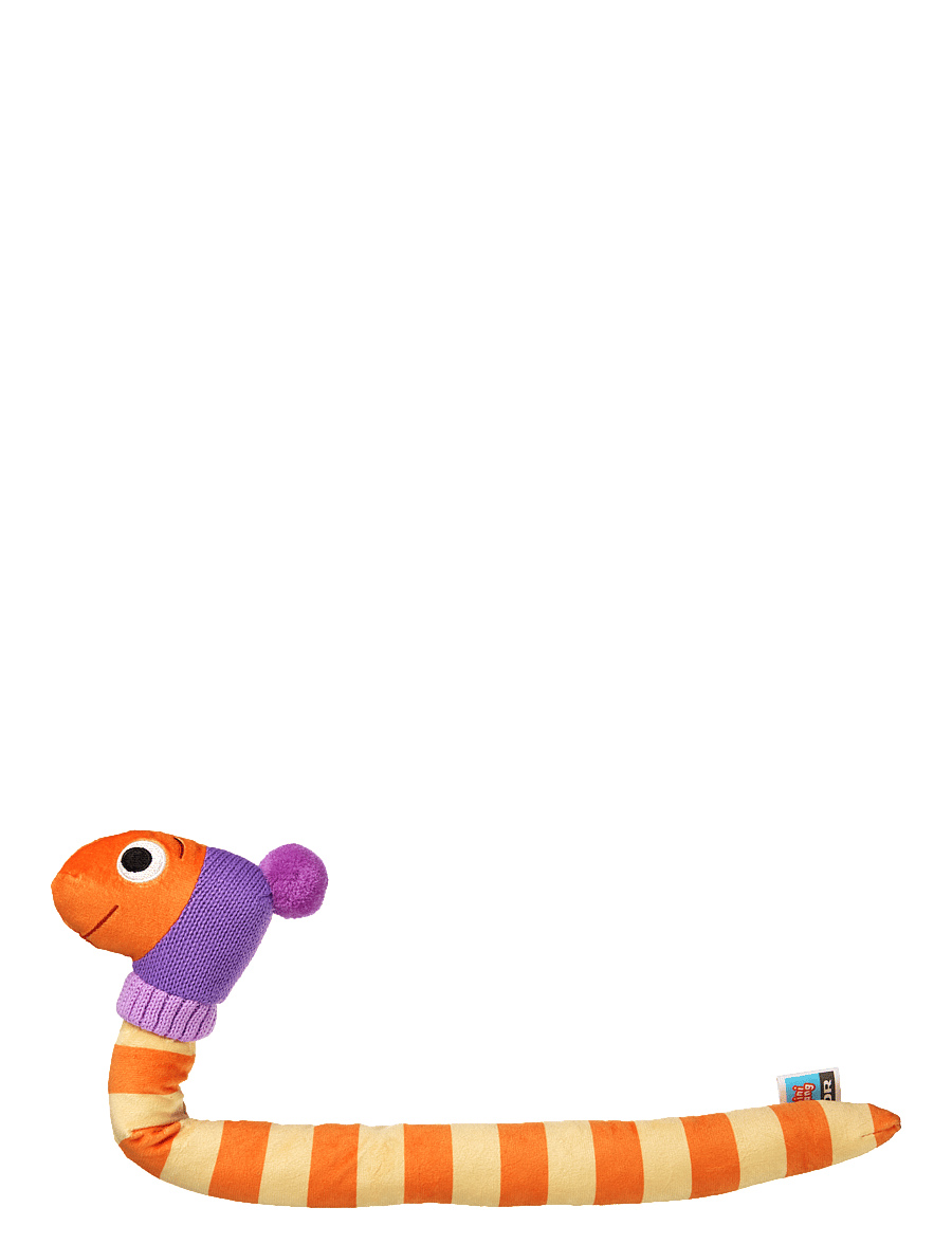 DR - DR Orm Twister Plys, 45 Cm - mjuka leksaker - multi - 3