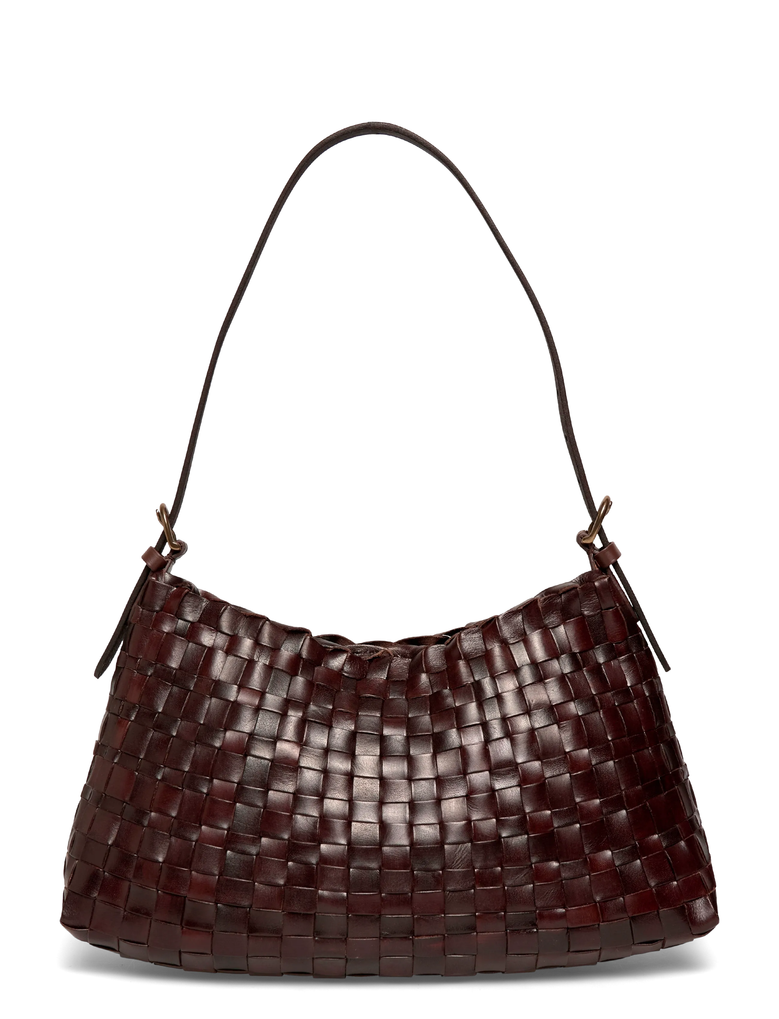 Dragon Diffusion Hobo Salvage Bag - Shoulder Bags - BROWN / burgundy