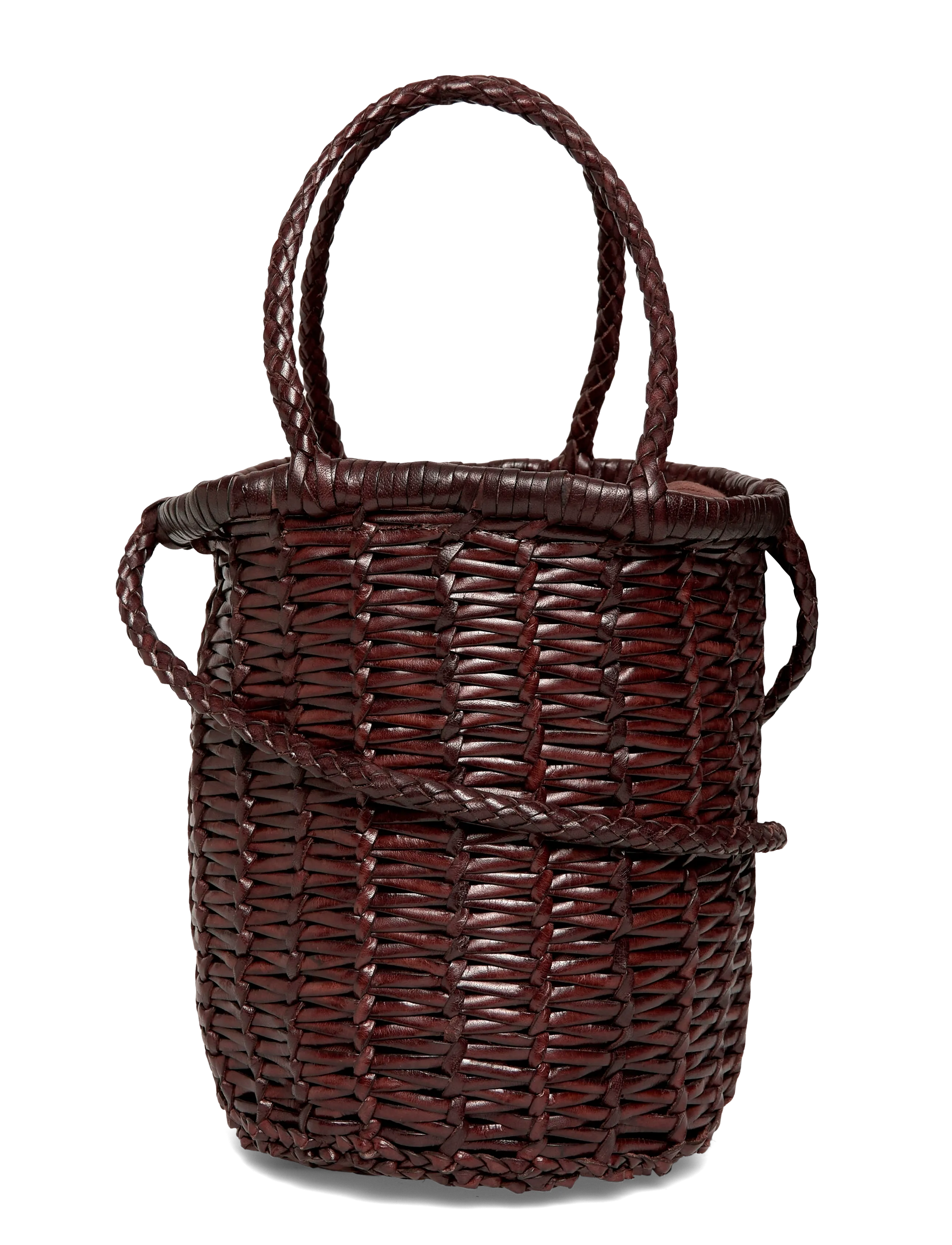Dragon Diffusion Dark Brown Lina Mini Satchel - Bucket Bags - BROWN / brown