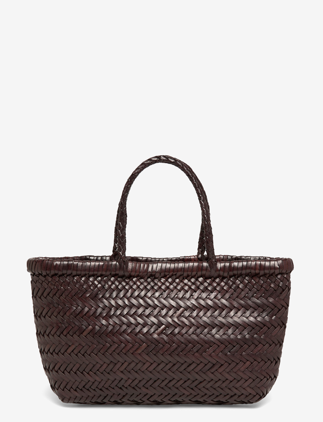 Dragon Diffusion - Mini Flat Gora Handbag - shoppers - dark brown - 1