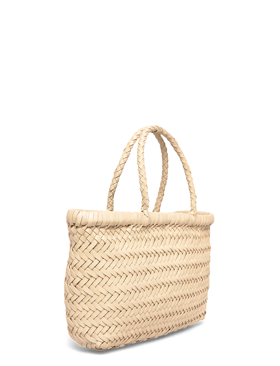 Dragon Diffusion - Mini Flat Gora Handbag - kandekotid - nude - 2