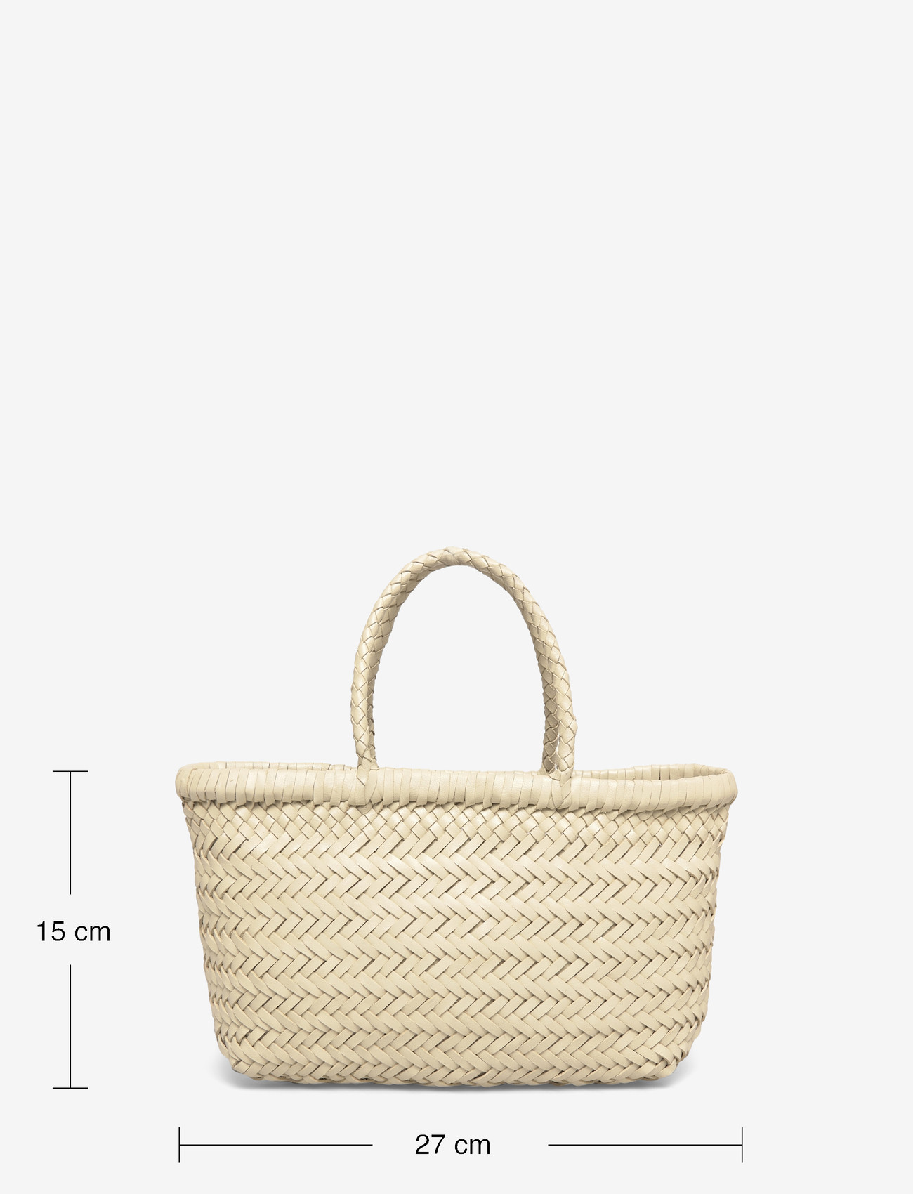 Dragon Diffusion - Mini Flat Gora Handbag - shoppers - nude - 3