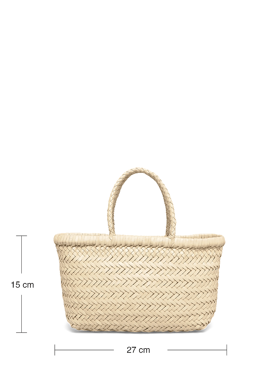 Dragon Diffusion - Mini Flat Gora Handbag - kandekotid - nude - 3