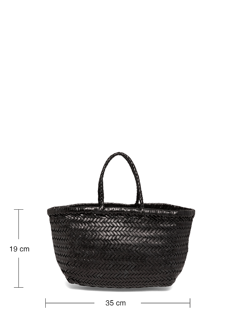 Dragon Diffusion - Black Bamboo Triple Jump Small Tote - shoppers - black - 3