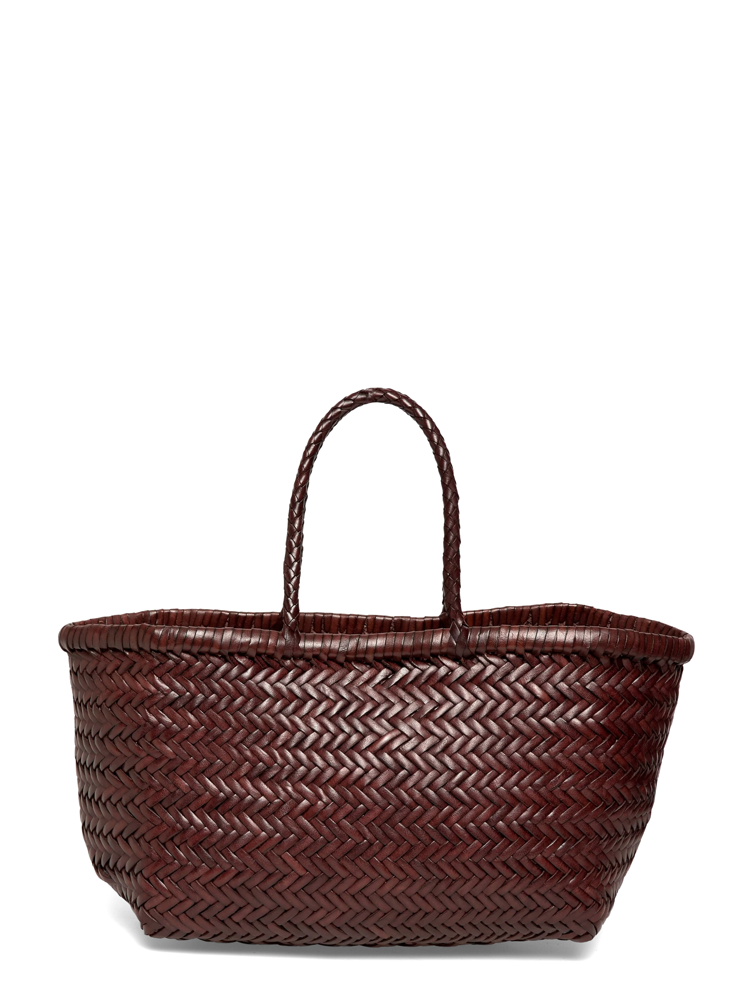 Dragon Diffusion - Brown Bamboo Triple Jump Small Tote - accessoires - dark brown - 1