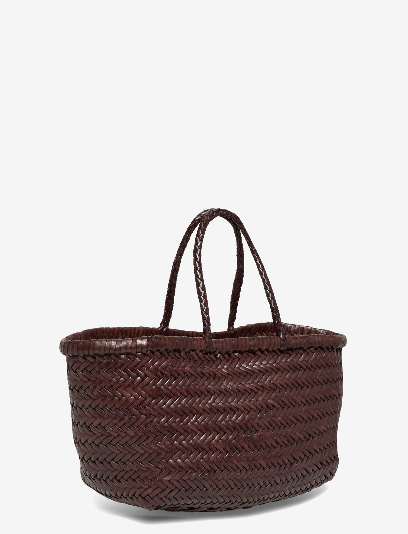 Dragon Diffusion - Brown Bamboo Triple Jump Small Tote - tote bags - dark brown - 2