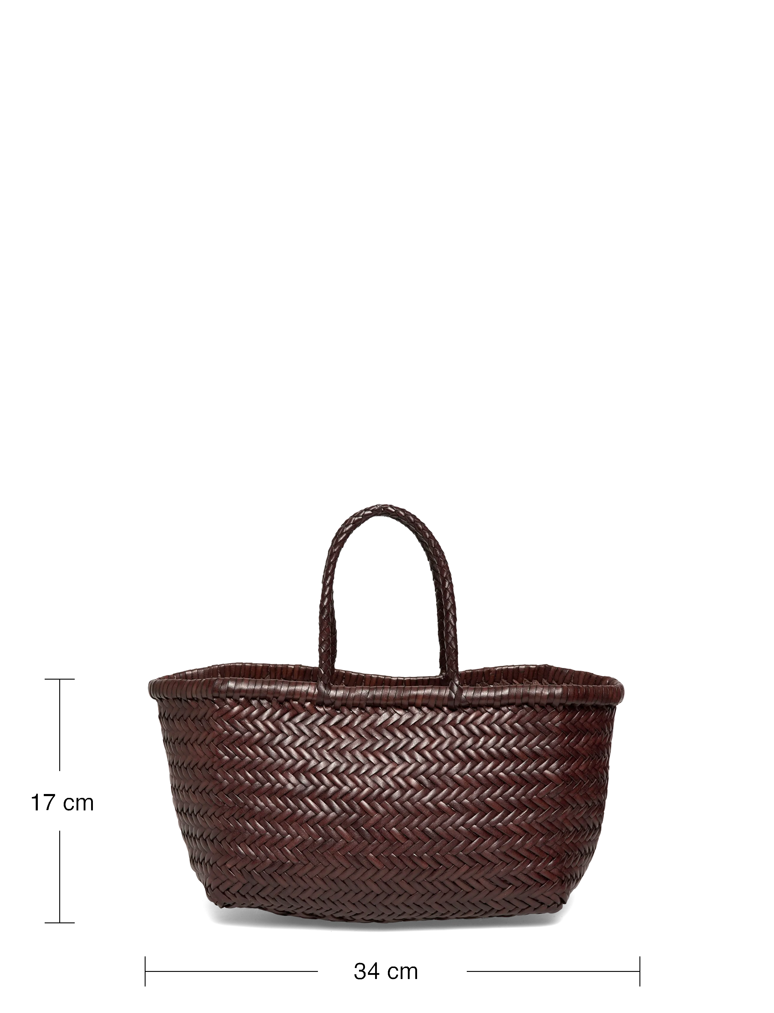 Dragon Diffusion - Brown Bamboo Triple Jump Small Tote - accessoires - dark brown - 3