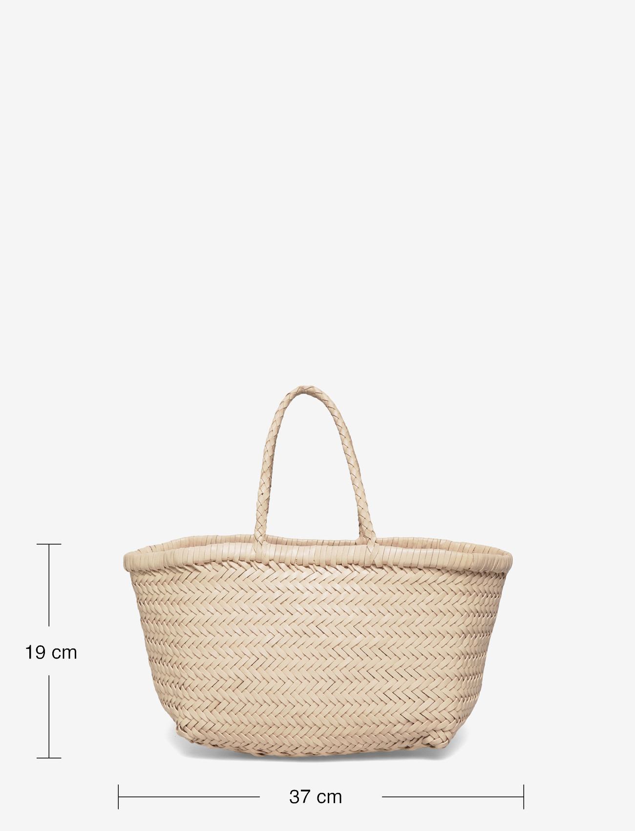 Dragon Diffusion - White Bamboo Triple Jump Small Tote - tote bags - natural - 3