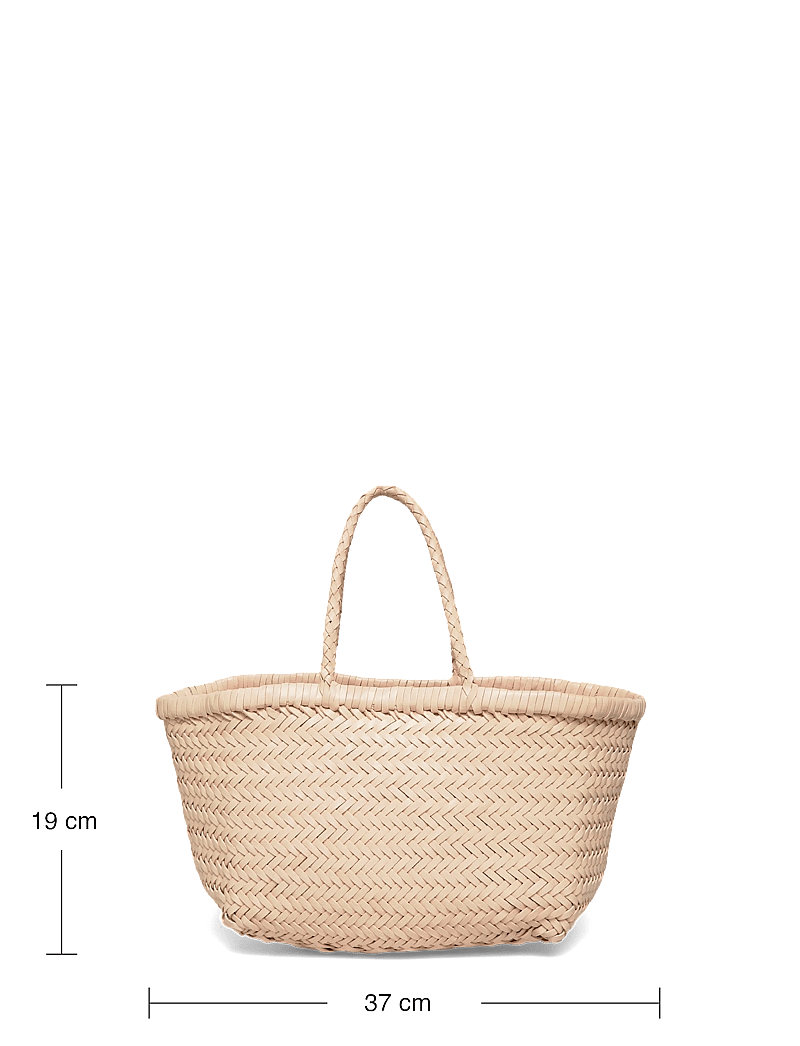 Dragon Diffusion - White Bamboo Triple Jump Small Tote - tote bags - natural - 3