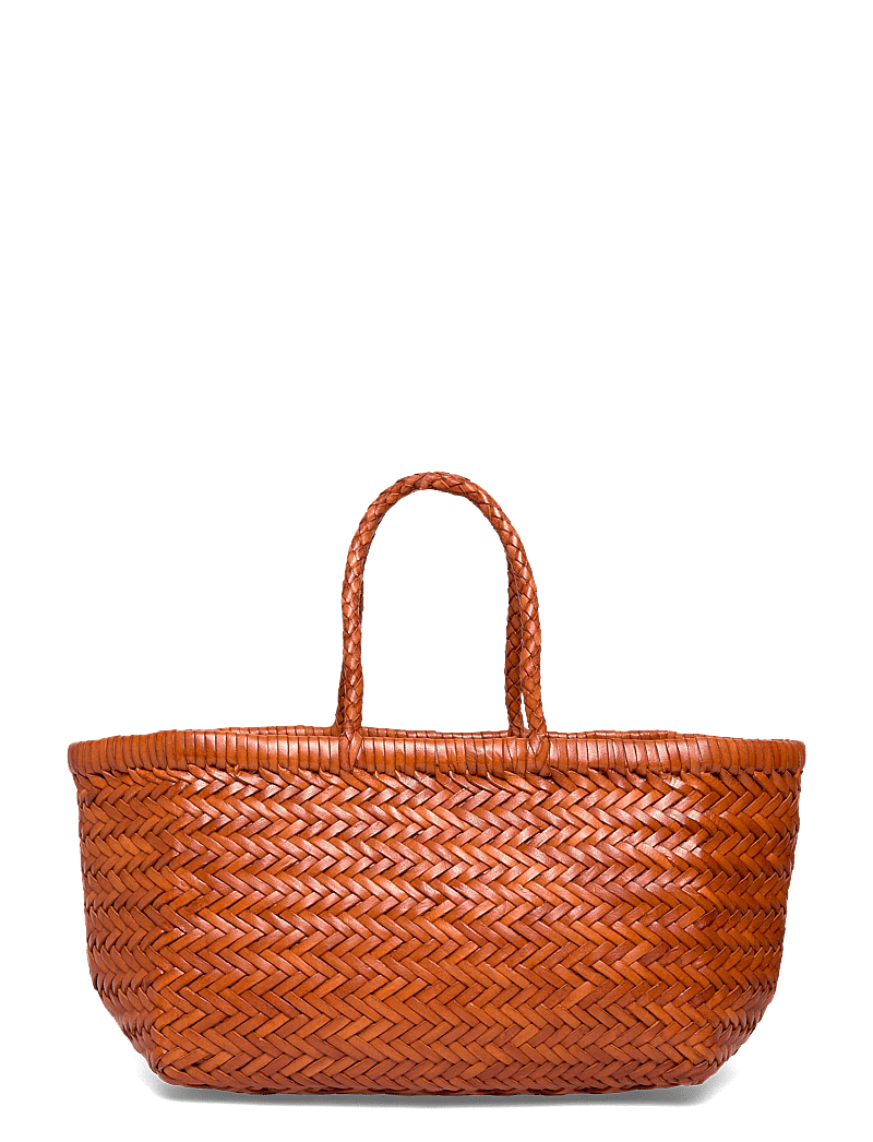 Dragon Diffusion - Bamboo Triple Jump Small Tote Bag - shoppers - tan - 0