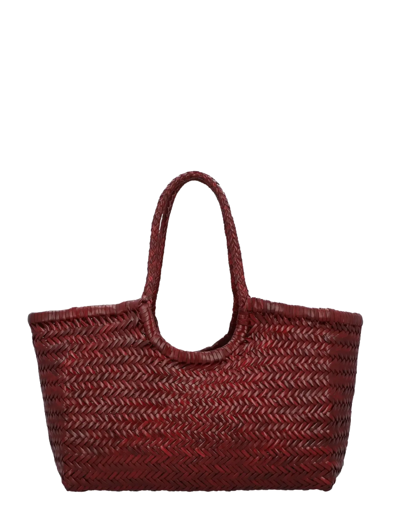 Dragon Diffusion Nantucket Big Bag, Damen, Geflochtene Einkaufstasche, Rot, Gr.ONE SIZE
