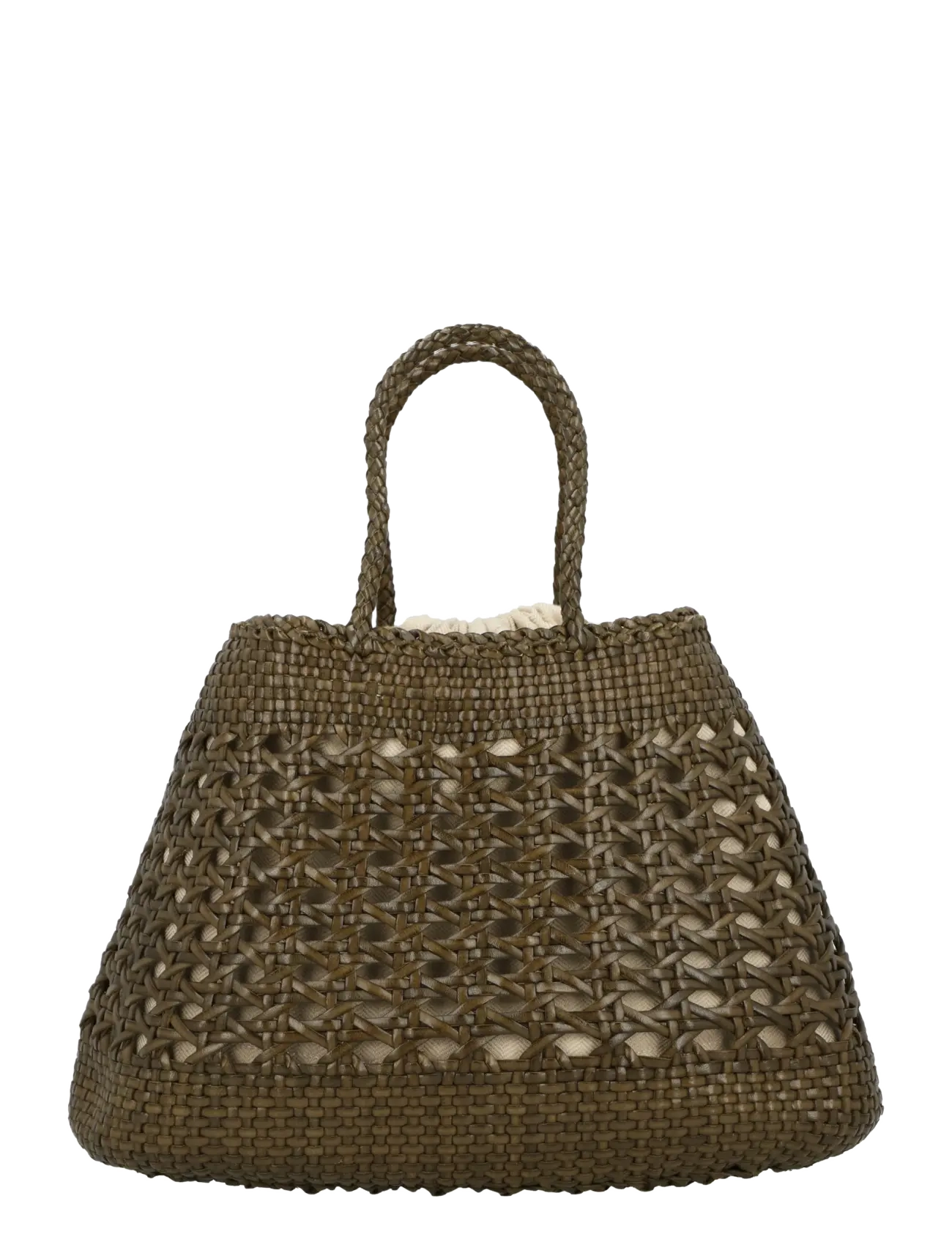 Santa Cano Woven Leather Tote Bag 2