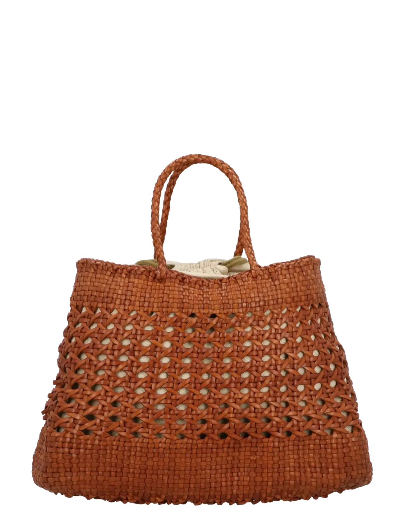 Santa Cano Woven Leather Tote Bag 3