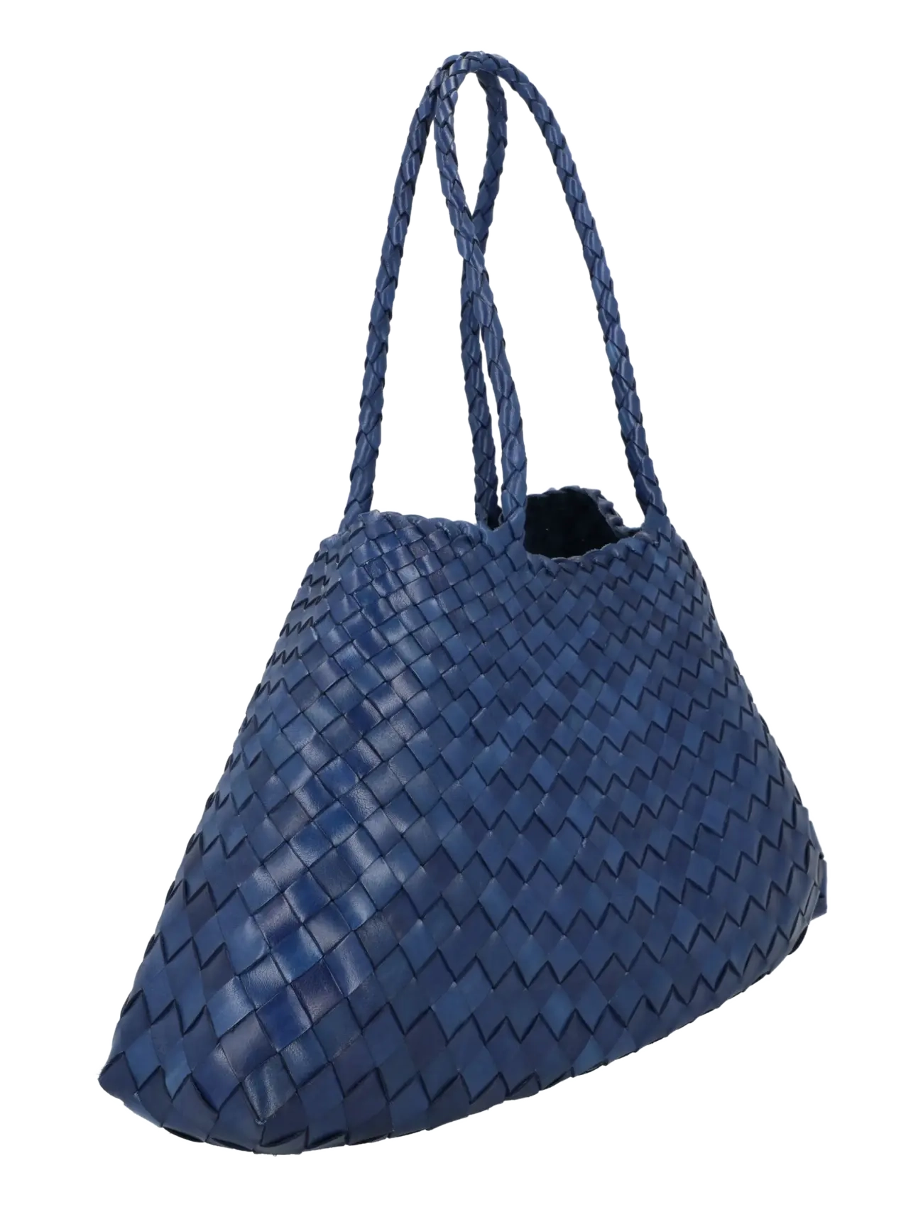 Santa Croce Big Woven Leather Tote 2