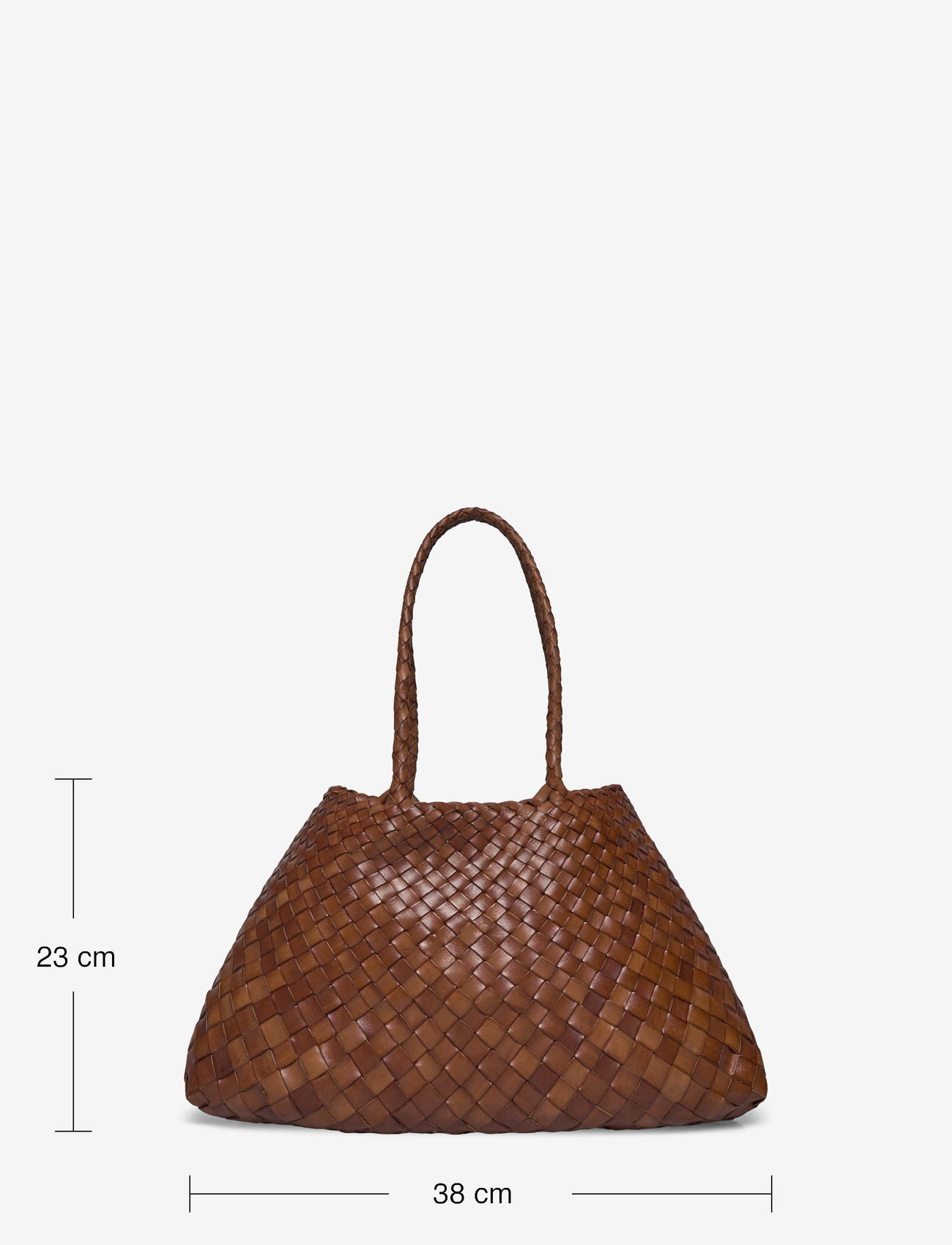 Dragon Diffusion - Dark Orange Santa Croce Shoulder Bag - shoulder bags - brown - 3