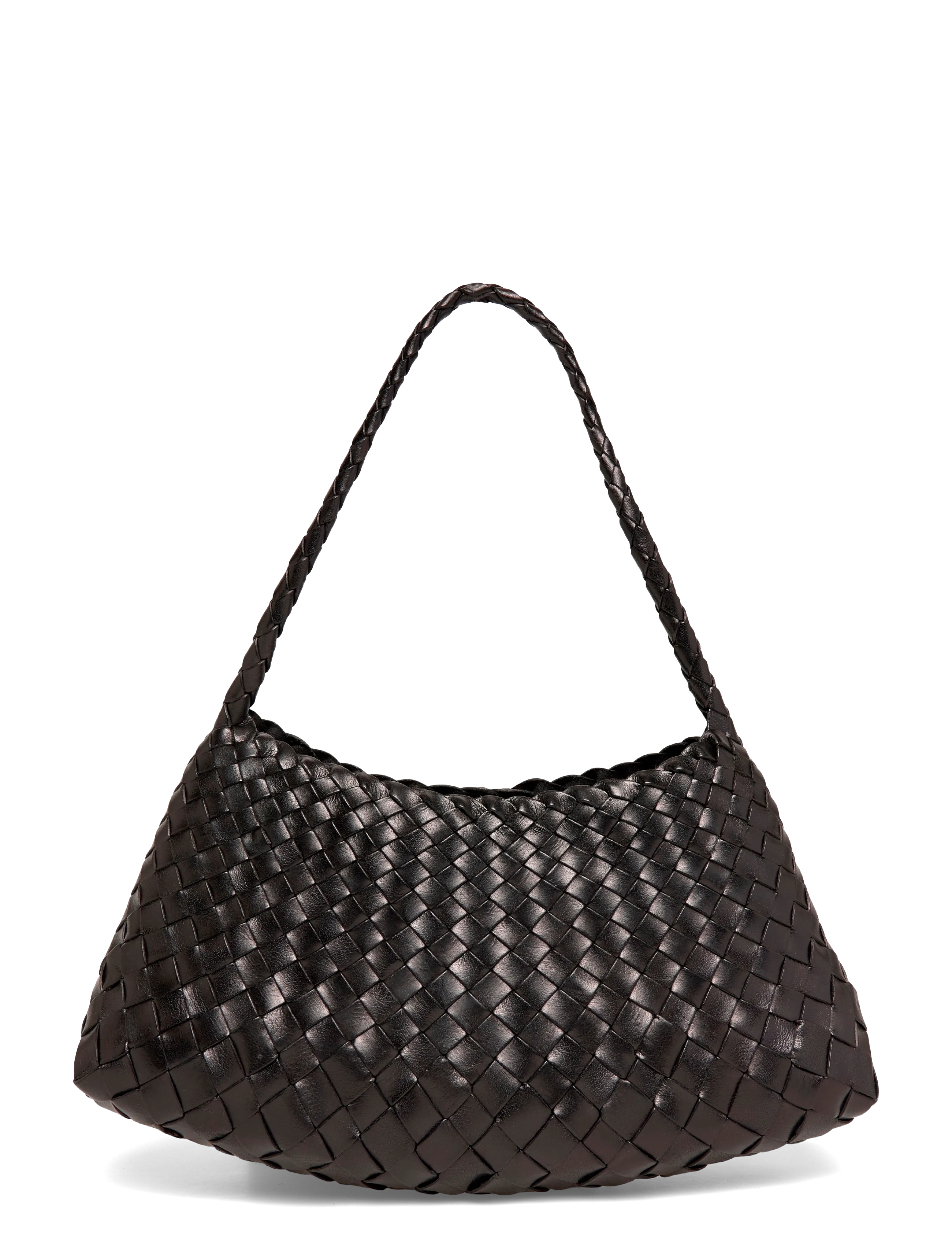 Dragon Diffusion - Black Leather Rosanna Shoulder Bag - black - 1