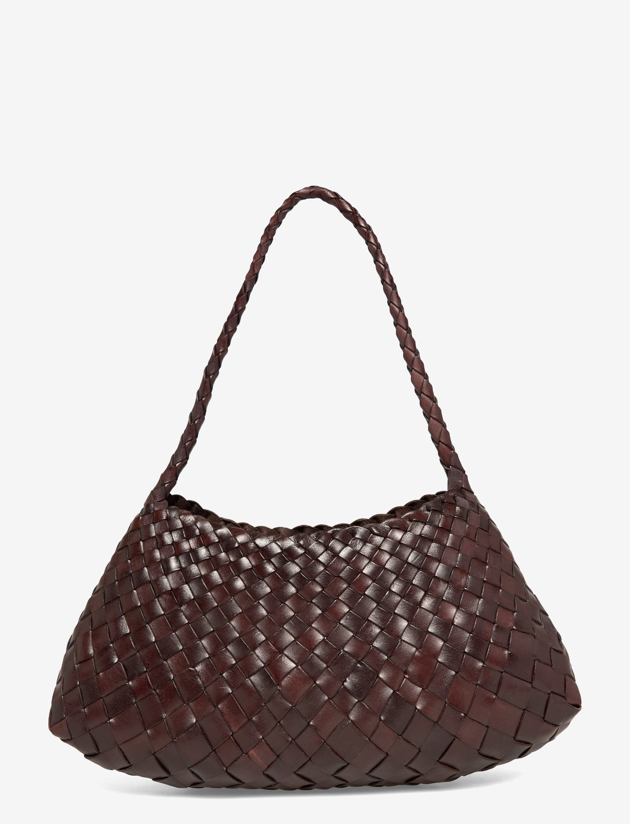 Dragon Diffusion - Brown Leather Rosanna Shoulder Bag - brown - 0