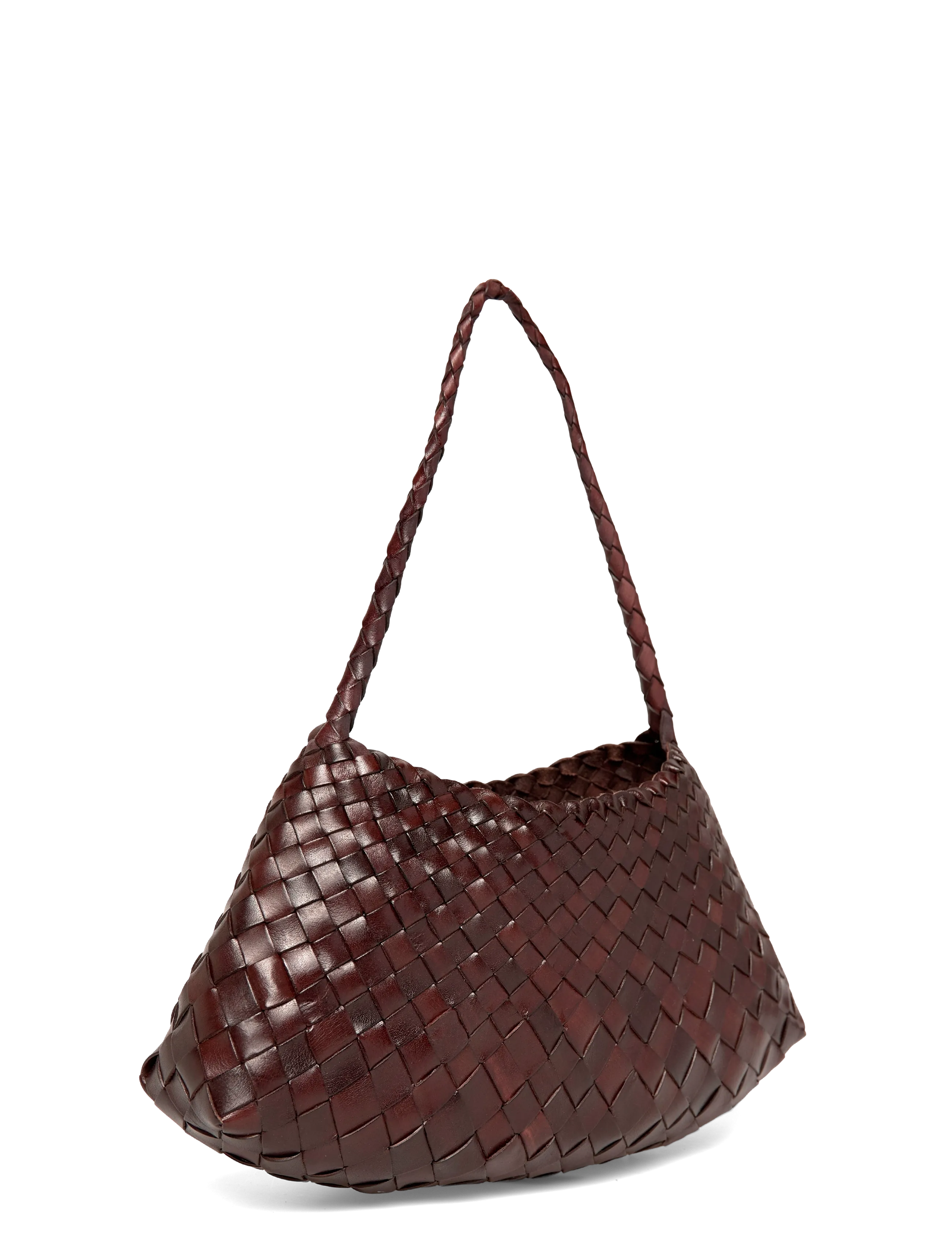 Dragon Diffusion - Brown Leather Rosanna Shoulder Bag - dark brown - 2