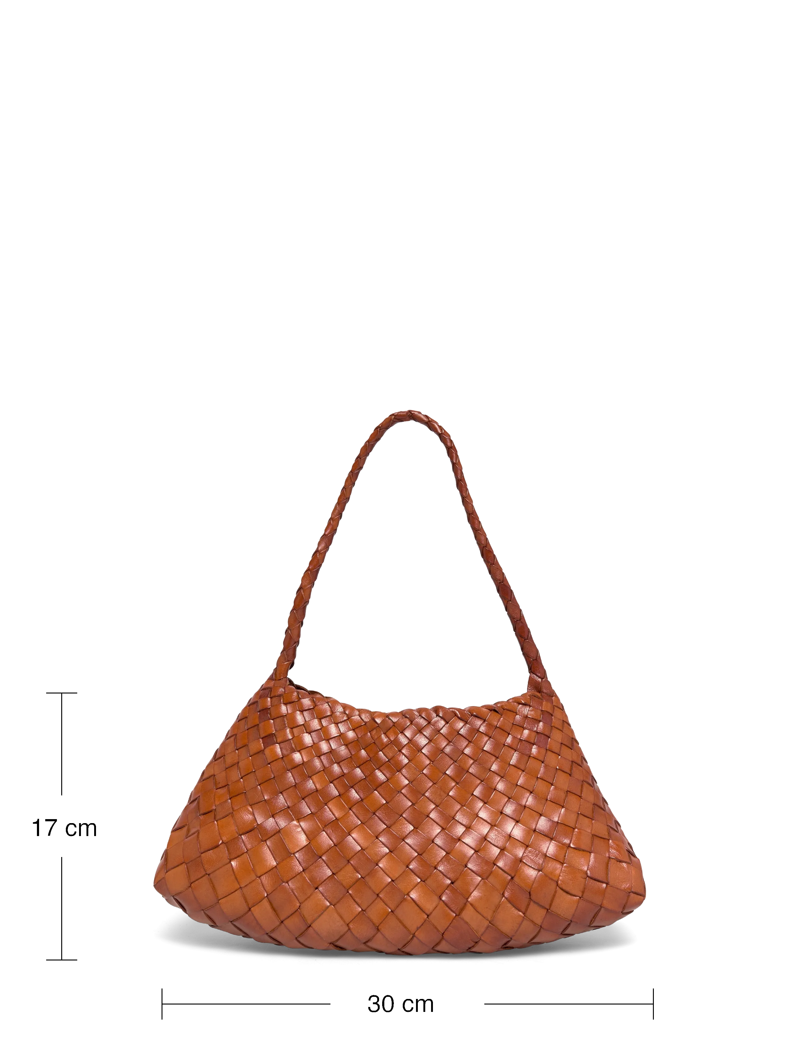 Dragon Diffusion - Tan Leather Rosanna Shoulder Bag - shoulder bags - tan - 3