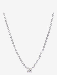Diamond Sky drop necklace - STERLING SILVER AND DIAMONDS