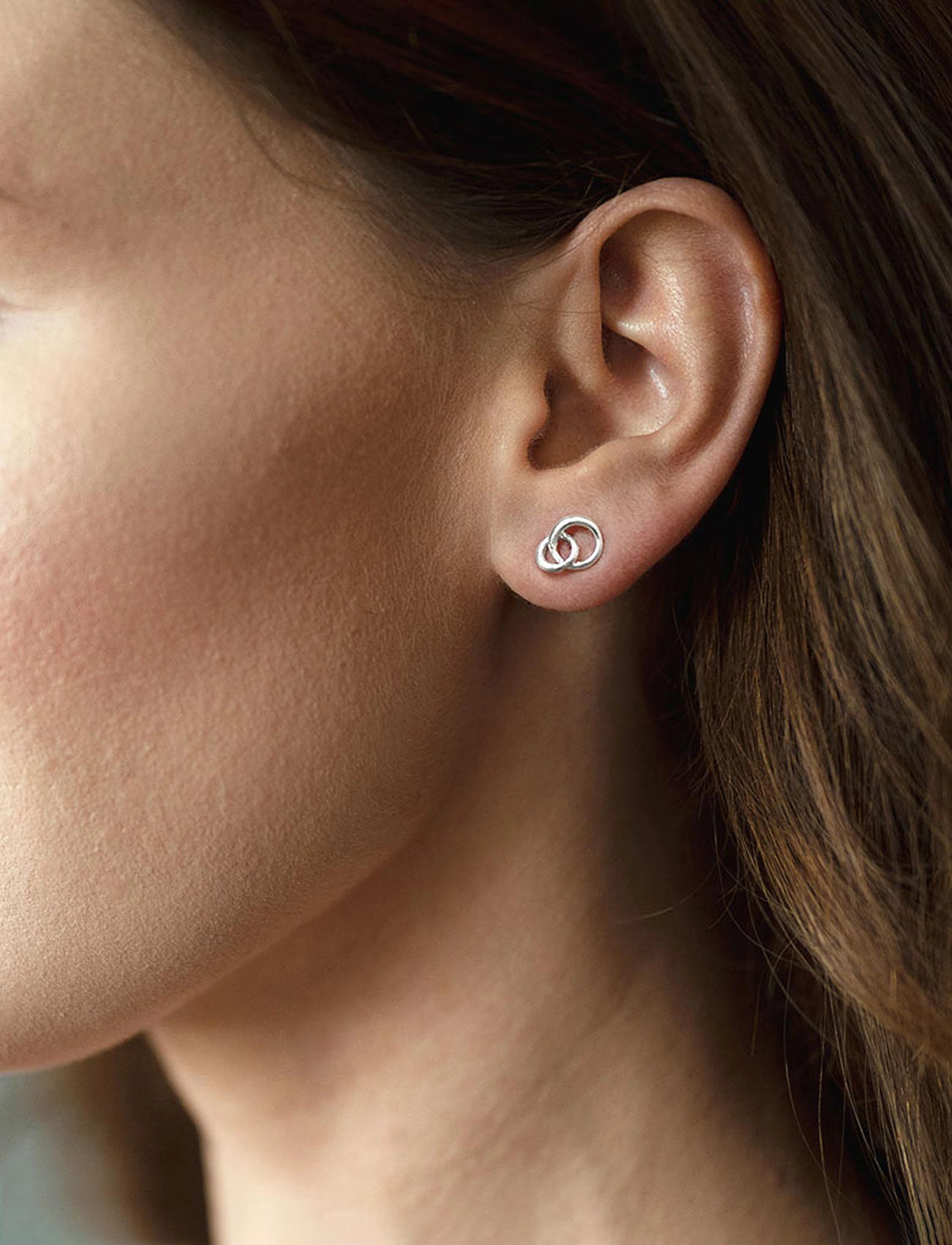 Drakenberg Sjölin Les Amis Drop Studs, One Size, Earrings, Silber - Frauen