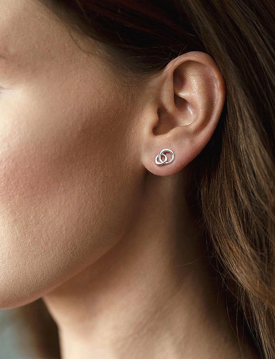 Drakenberg Sjölin - Les Amis drop studs - ohrstecker - sterling silver - 0
