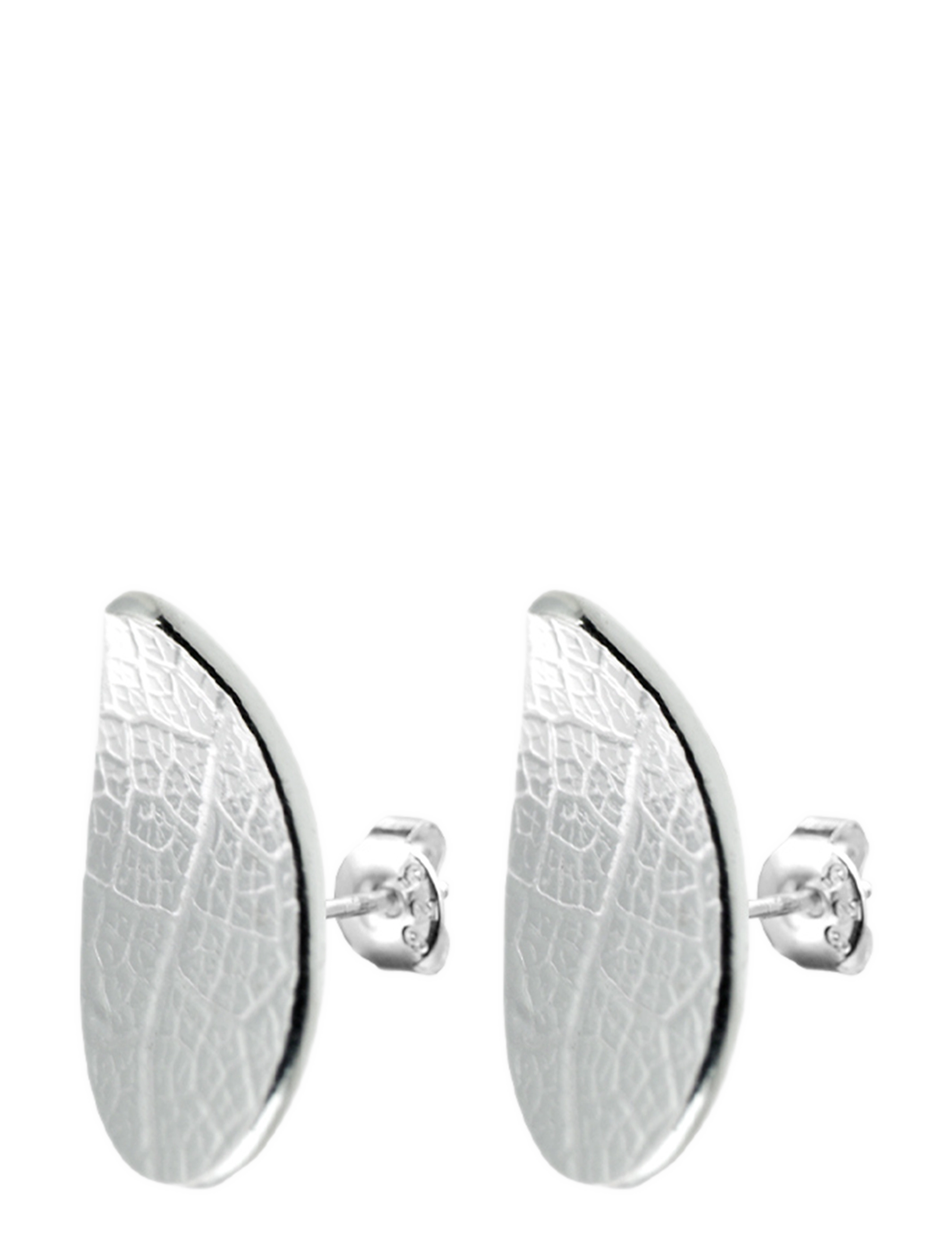 Drakenberg Sjölin Leaf drop studs fixed - Schmuck - STERLING SILVER / silver