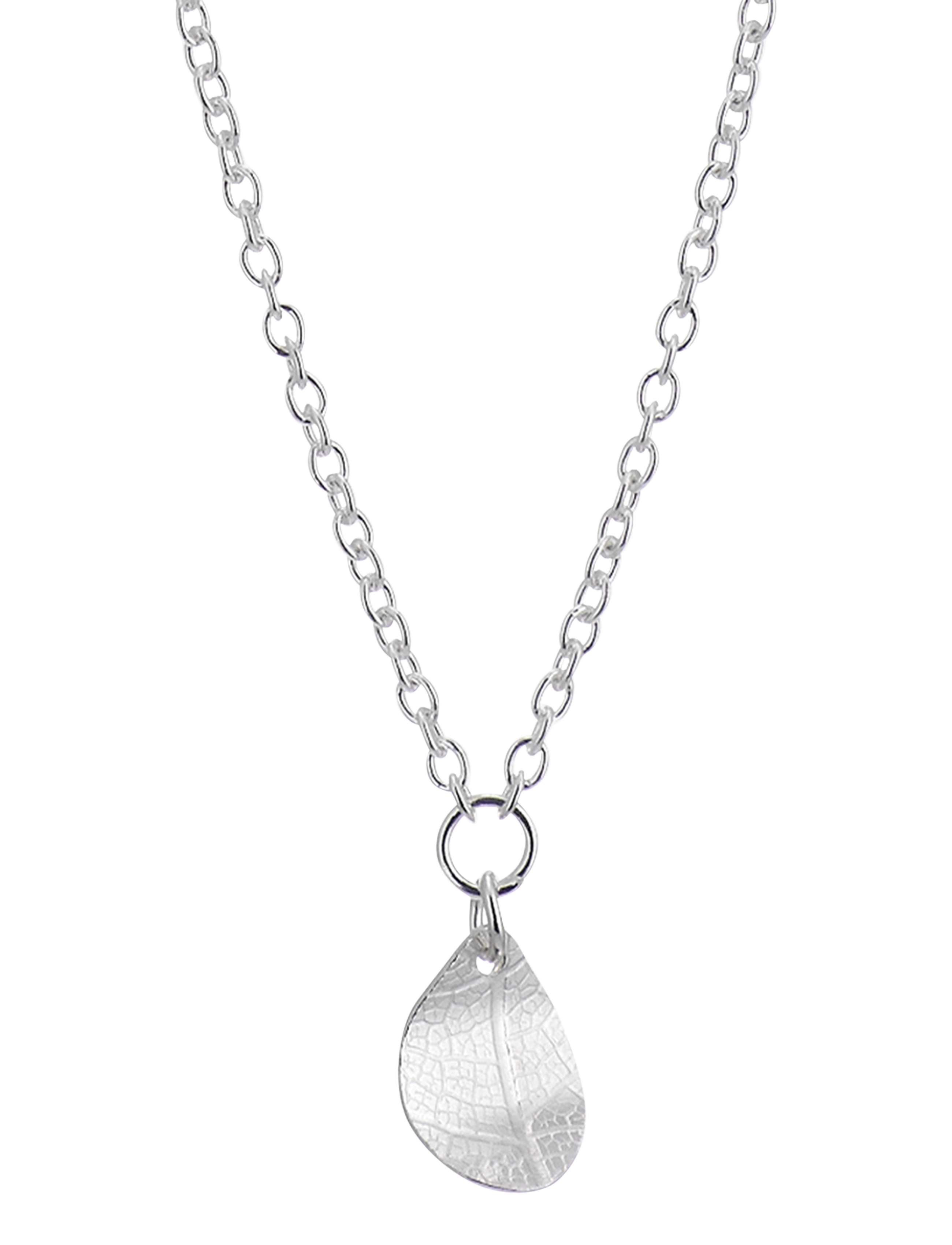 Drakenberg Sjölin Leaf Drop Necklace, One Size, Necklaces, Silber - Dainty Frauen