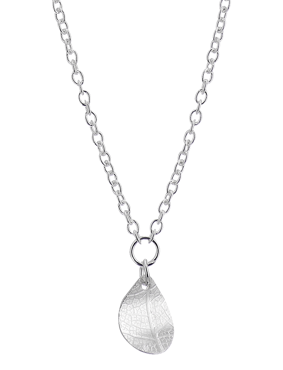 Drakenberg Sjölin - Leaf drop necklace - rippuvad kaelakeed - sterling silver - 0